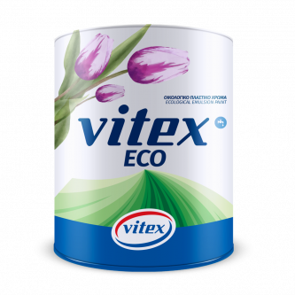 Vitex Eco, Πλαστικό οικολογικό χρώμα υψηλής ποιότητας, Vitex Eco - Πλαστικό οικολογικό χρώμα υψηλής ποιότητας - White -10 ltr