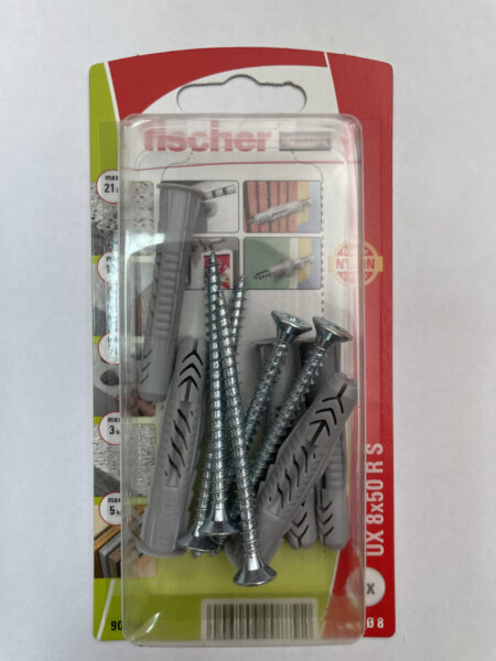 UX 8X50 R S K NV - Universal Plug with rim and screw