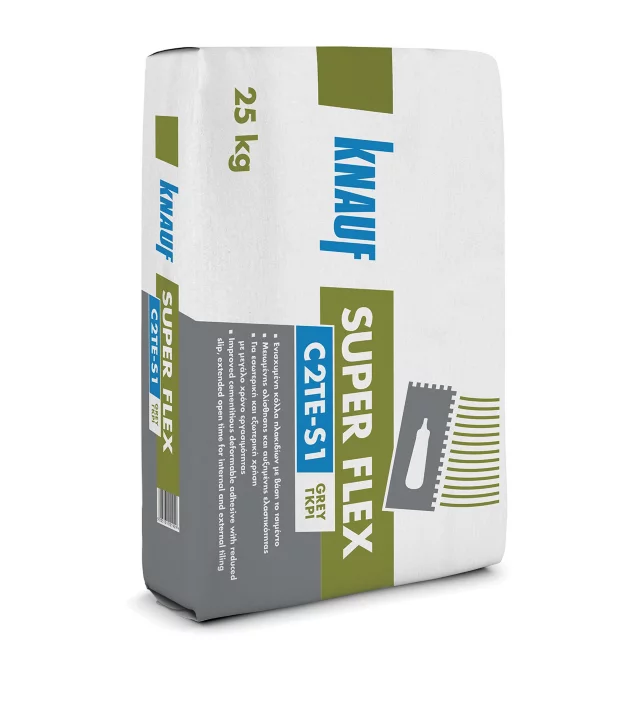 Super Flex C2TE-S1 25Kg Γκρίζα - Knauf