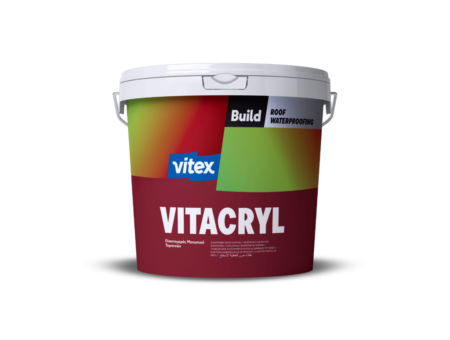 Vitacryl Ελαστομερές μονωτικό ταρατσών - Λευκό 10ltr