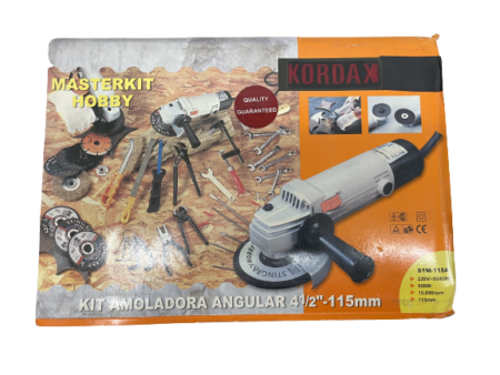 Masterkit Hobby - Σετ Γωνιακός Τροχός 115mm και εργαλεία - Kordax