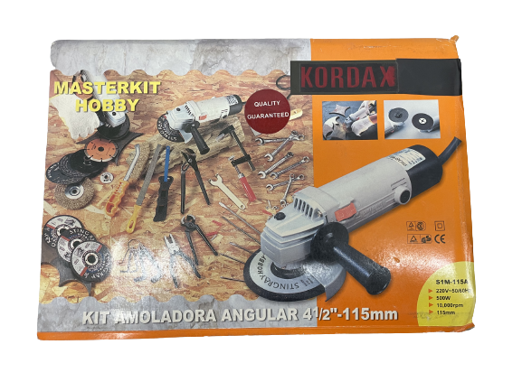 Masterkit Hobby - Σετ Γωνιακός Τροχός 115mm και εργαλεία - Kordax