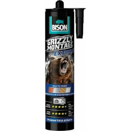 Grizzly Montage Extreme Κατασκευαστική Κόλλα 475g BISON