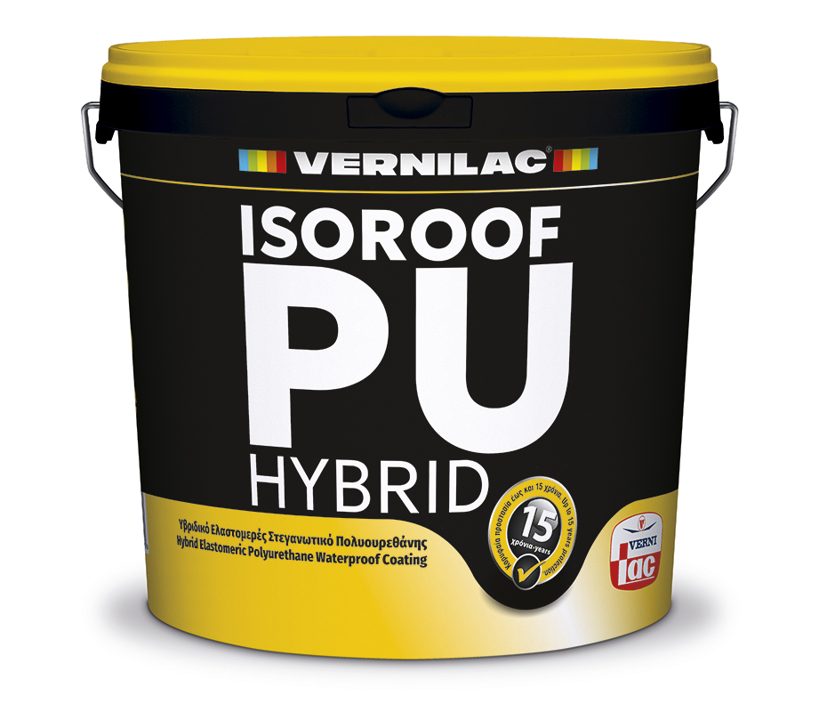 ISOROOF PU HYBRID - Υβριδικό ελαστομερές στεγανωτικό πολυουρεθάνης Λευκό 10ltr