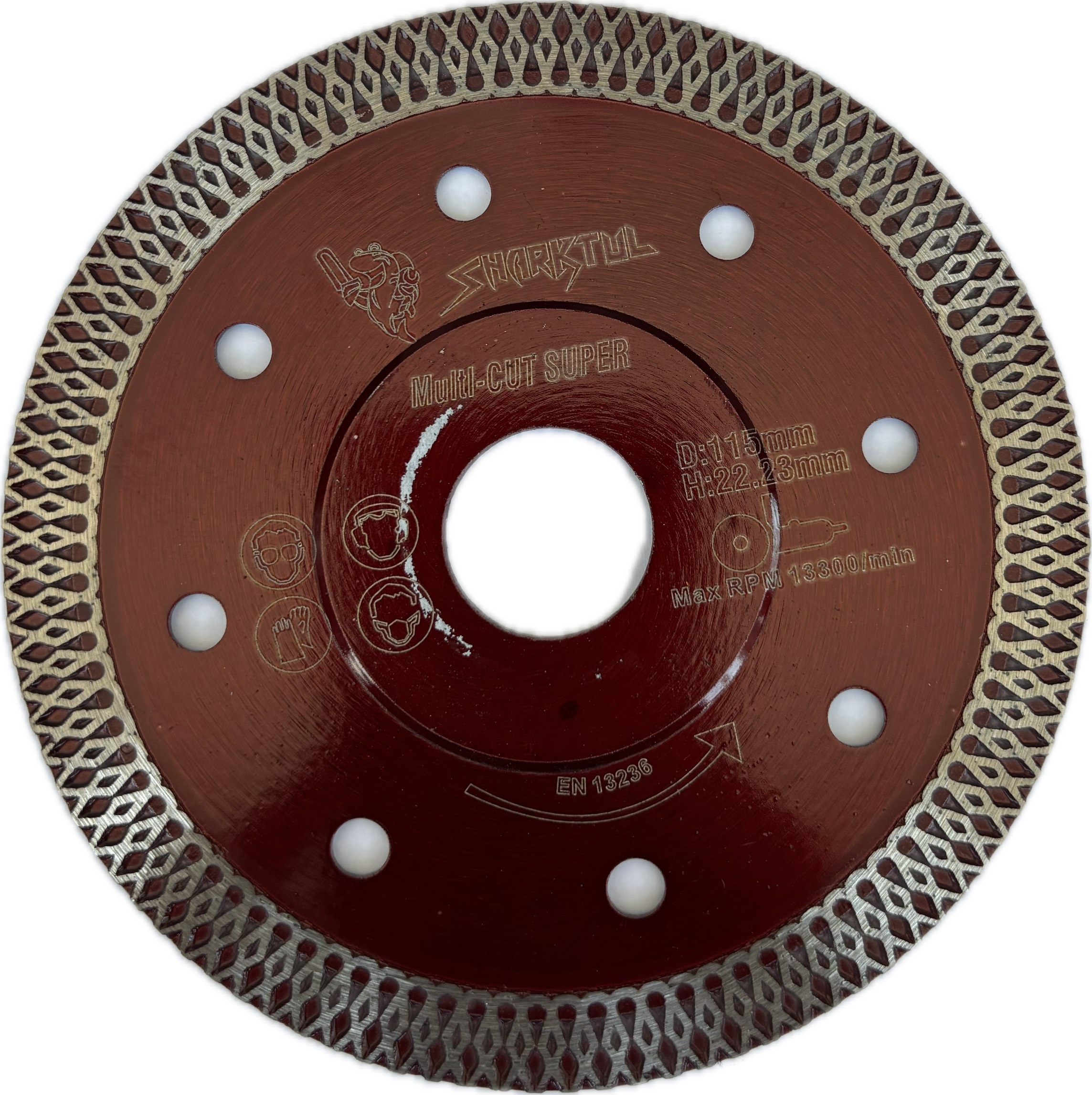 Διαμαντόδισκος Sharktul 115mmx1.8mm Red