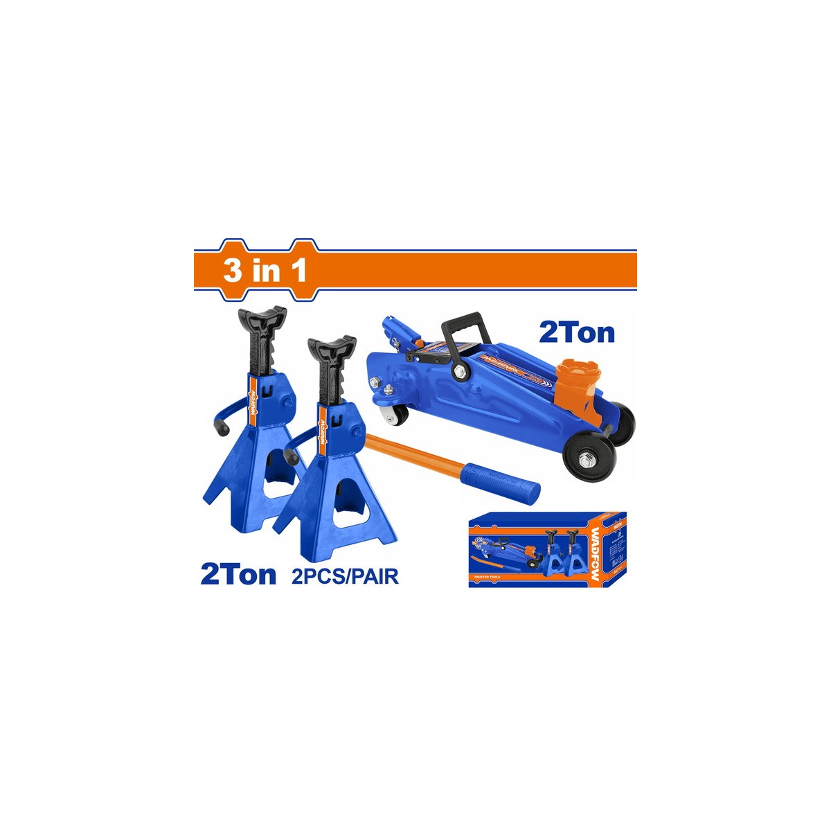 Σετ Γρύλος 2Τ και 2 Τρίποδα-καβαλέτα 3 σε 1 - WHJS2202 - WADFOW