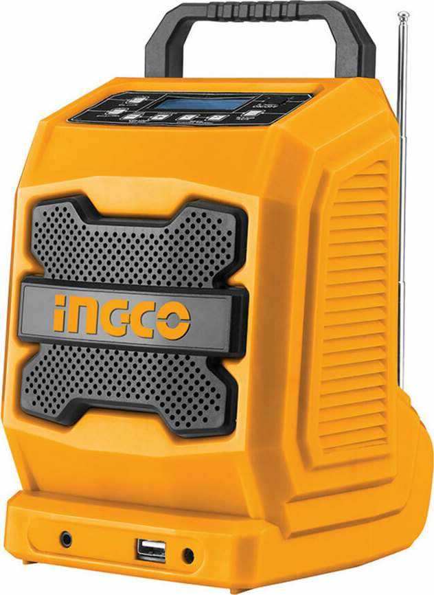Φορητό Ραδιόφωνο Μπαταρίας με Bluetooth και USB, Solo - CJRLI2001 - Ingco