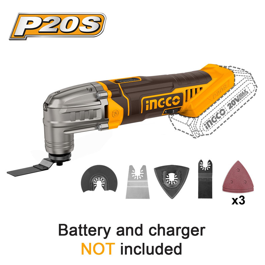 Πολυεργαλείο 20V με Ρύθμιση Ταχύτητας Solo (χωρίς Μπαταρία και Φορτιστή) – CMLI2022– Ingco