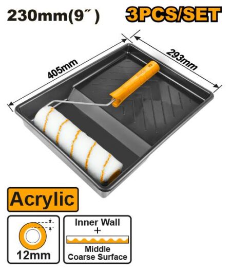 Σετ σκάφη ρολό μπογιατίσματος - HKTCB09122 - INGCO