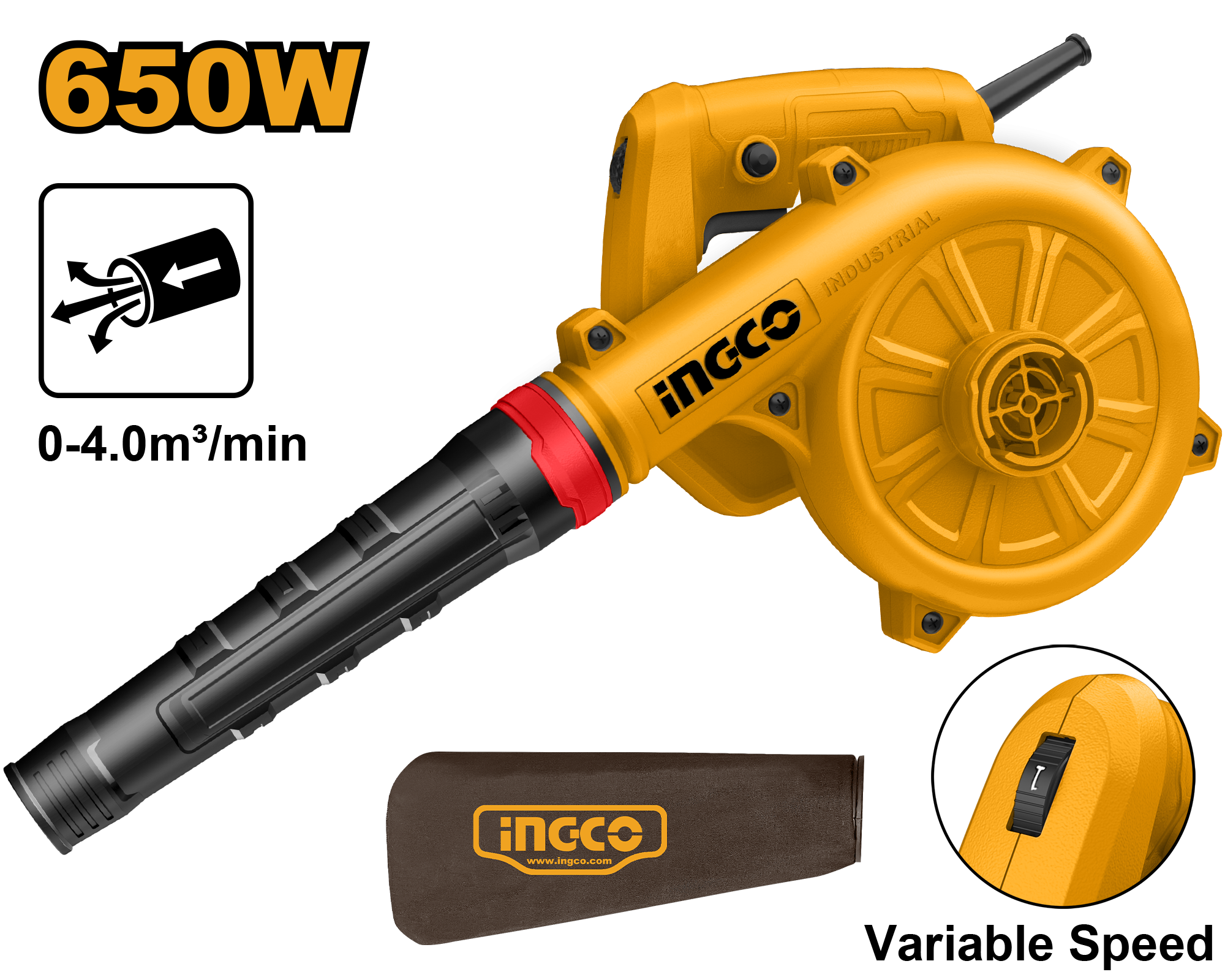 Aspirator blower 650w - AB6038 - INGCO