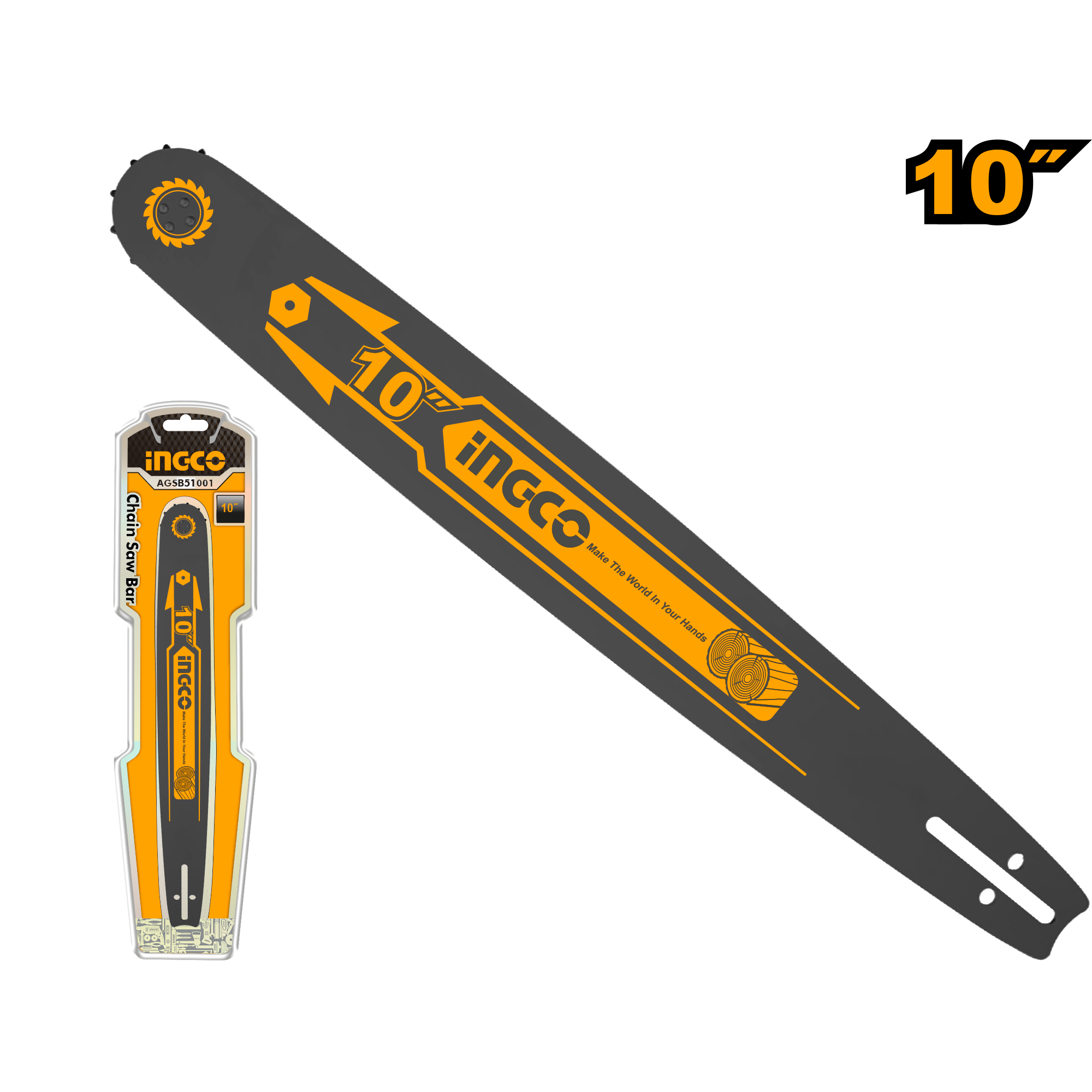 Chain saw bar 10’’ - AGSB51001 - INGCO