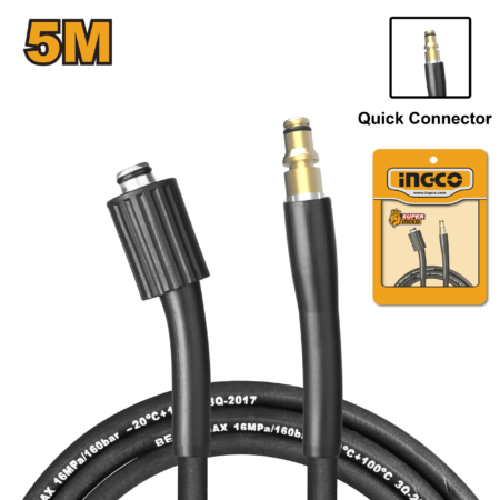 High pressure hose 5m quick connector - AHPH5028 - INGCO