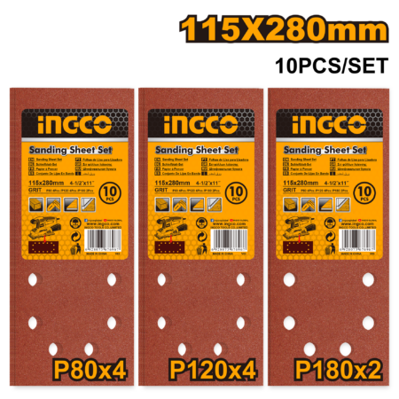 Sanding sheet for orbital sander 115χ280μμ - AKFS280101 - INGCO
