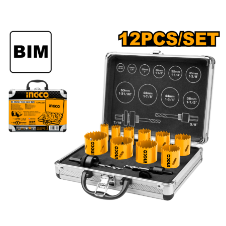 Bi metal hole saw set - AKH0121 - INGCO