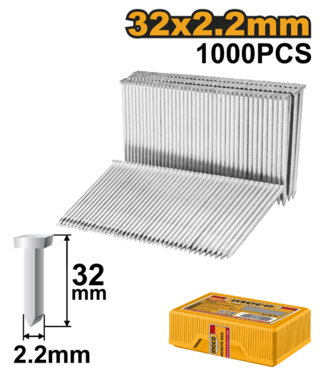 Concrete nail 32μμ 1000pcs - ANA01321 - INGCO