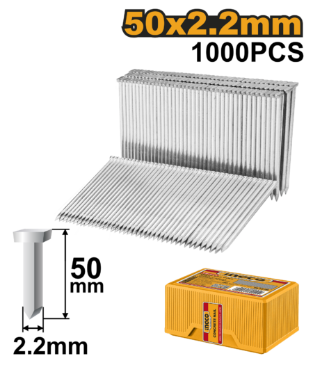 Concrete nail 50μμ 1000pcs - ANA01501 - INGCO