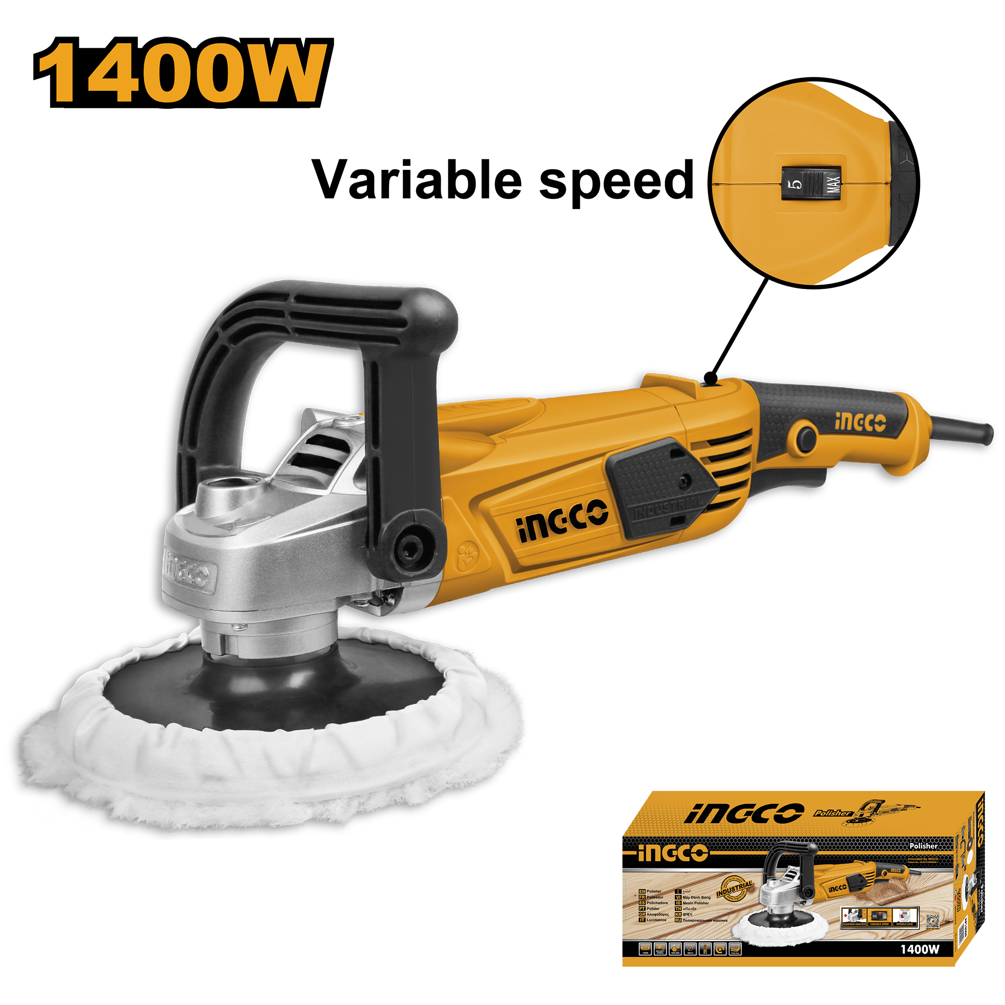 Polisher 1400w - AP14008 - INGCO