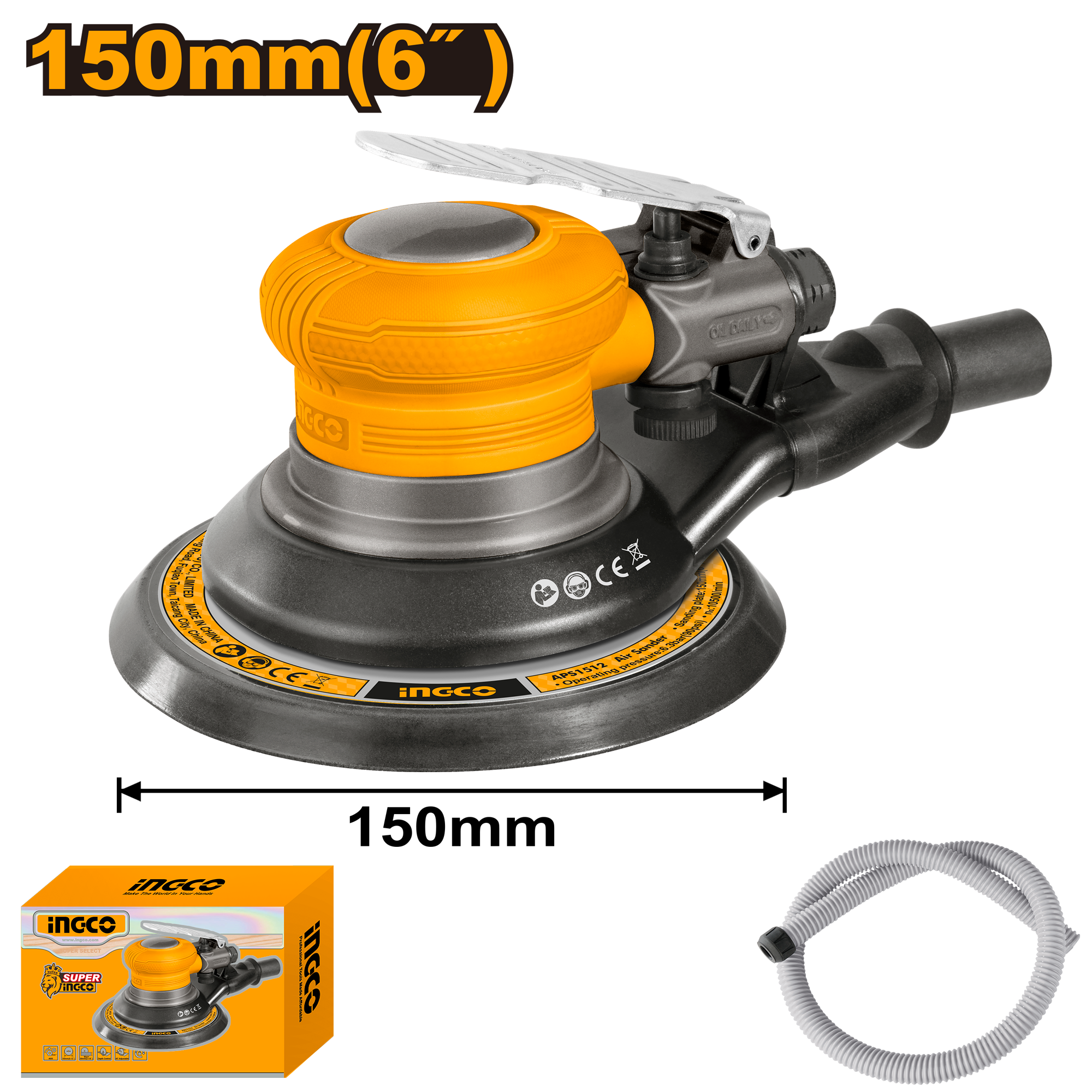 Air sander 150mm - APS1512 - INGCO