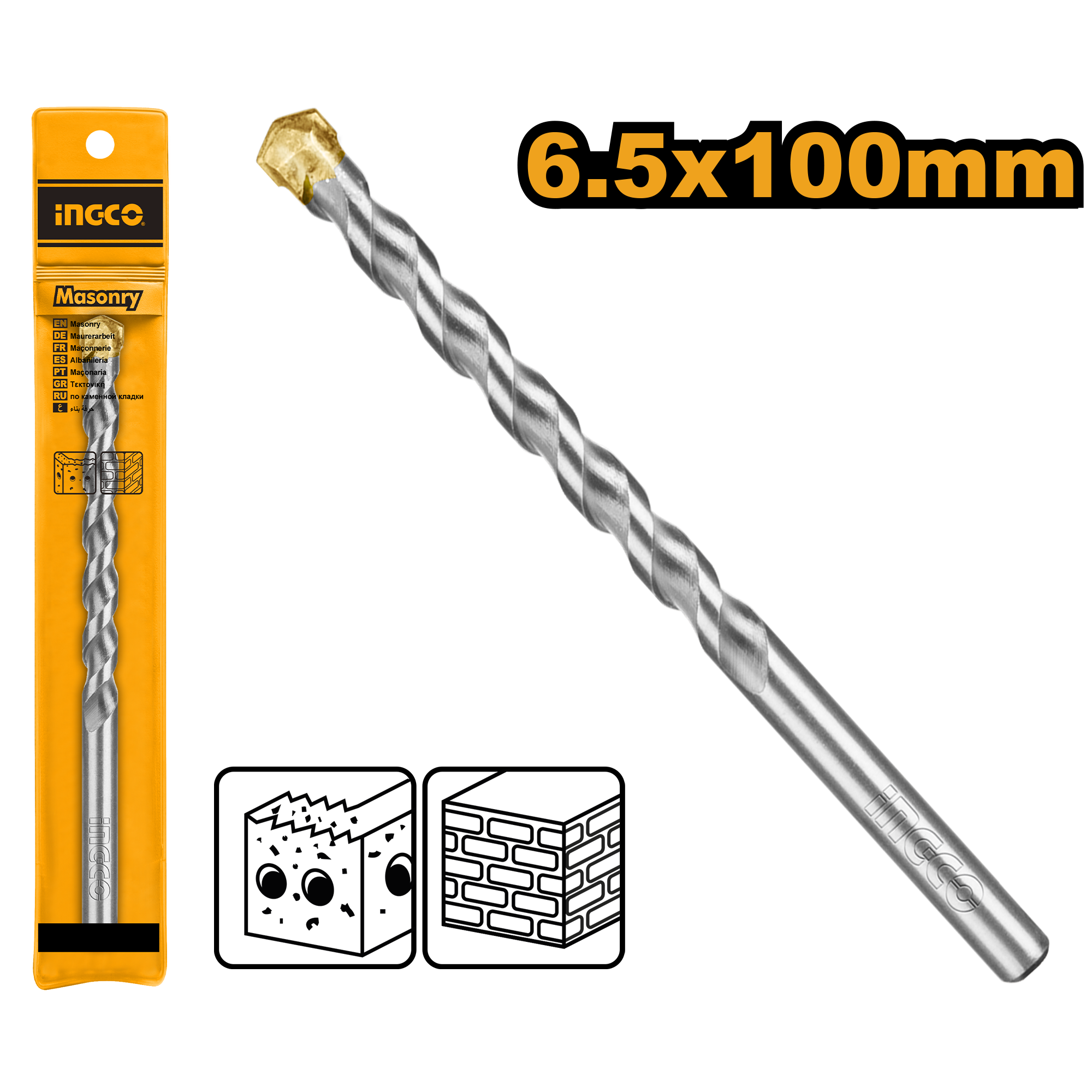 Masonry drill bit 10χ150μμ - DBM111102 - INGCO