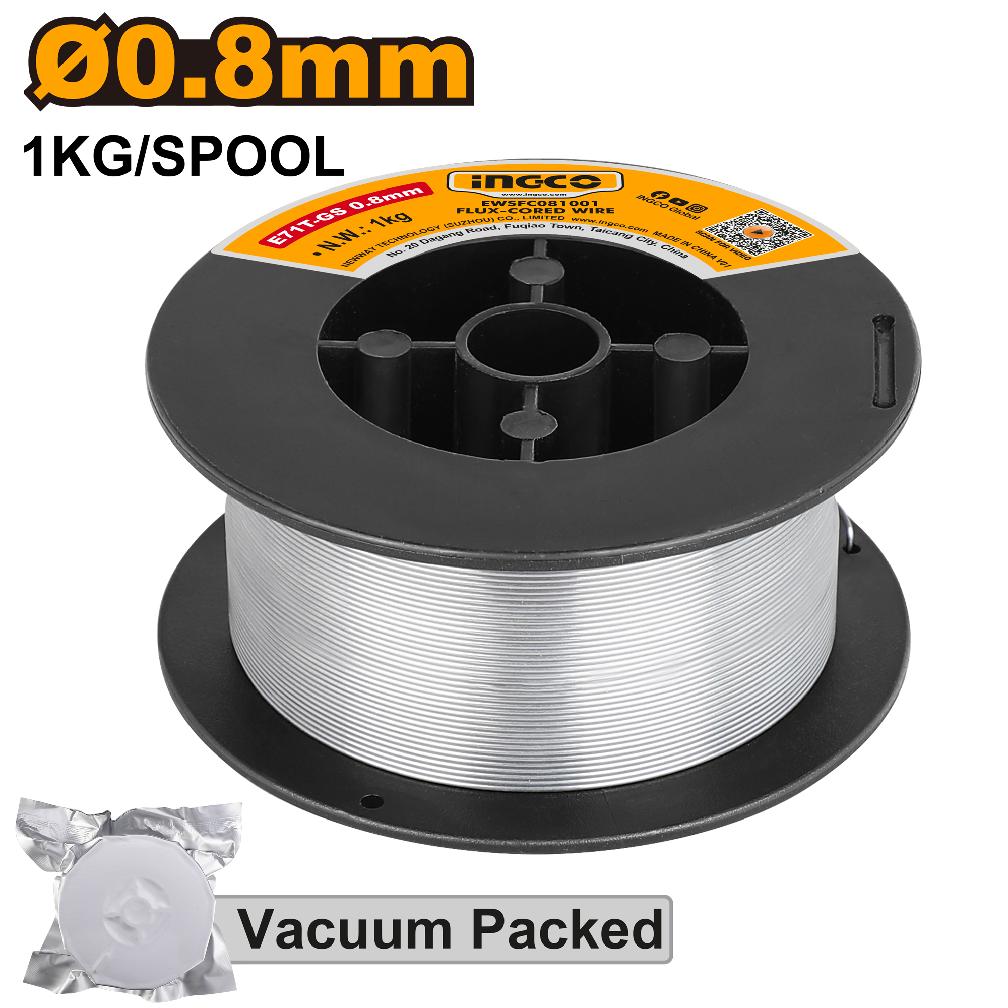 Flux cored wire - EWSFC081001 - INGCO