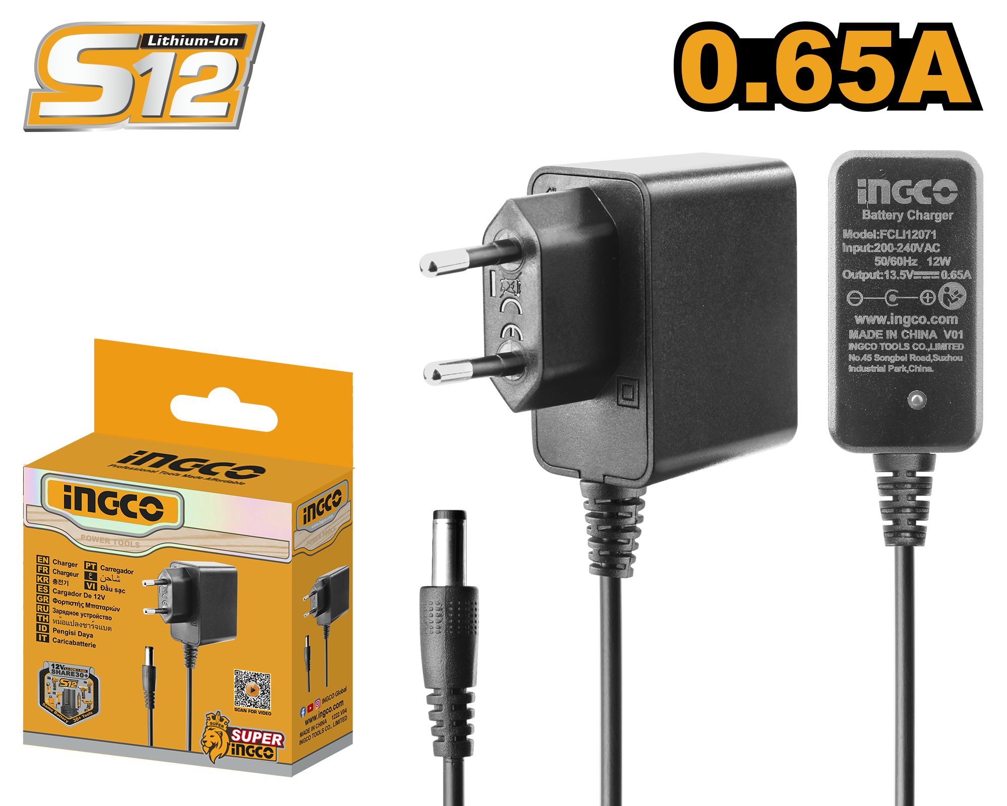 Charger 12v - FCLI12071E - INGCO