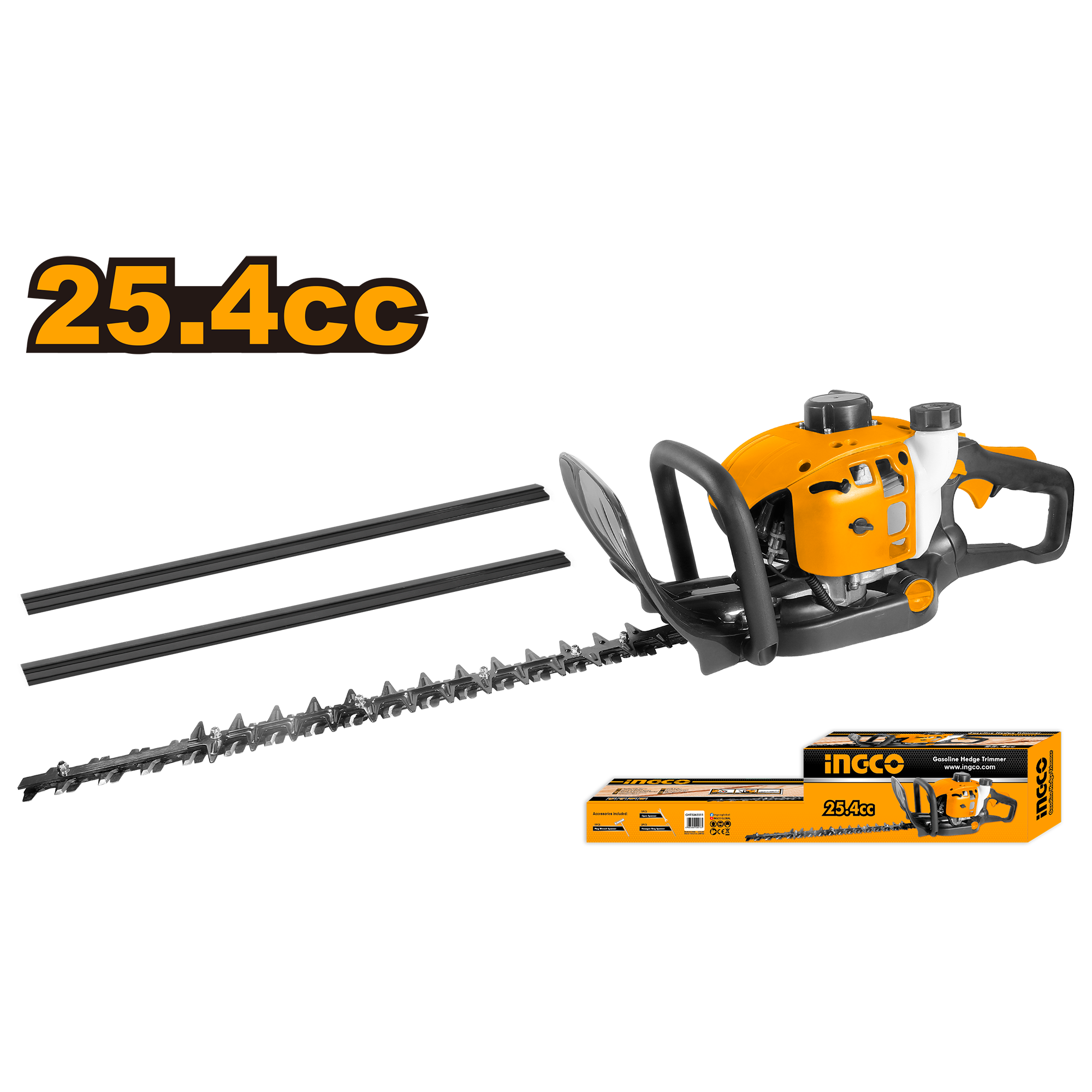 Gasoline hedge trimmer 25.4cc 0.75kw - GHT5265511 - INGCO