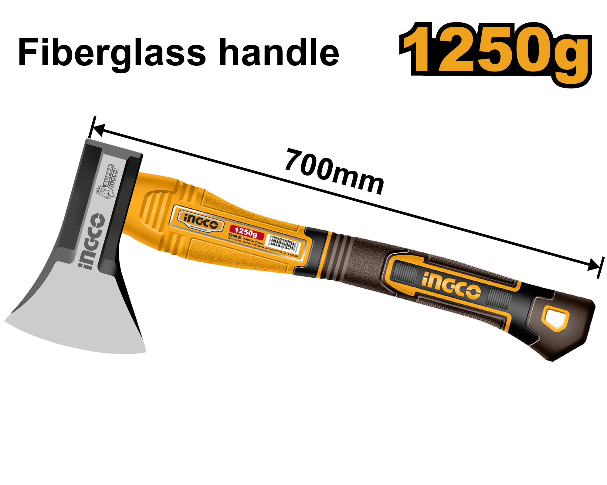 Axe 1250g - HAX0811250 - INGCO
