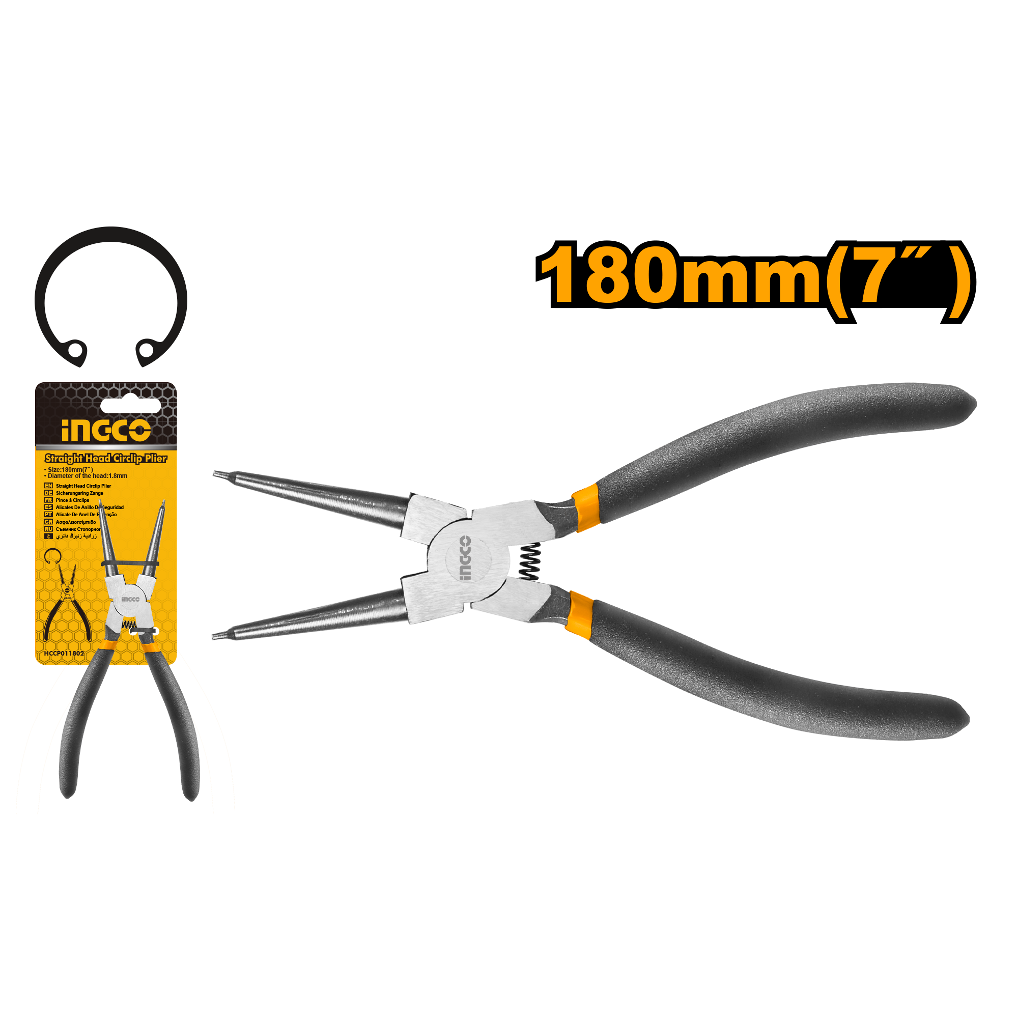 Circlip pliers 7 - HCCP011802 - INGCO