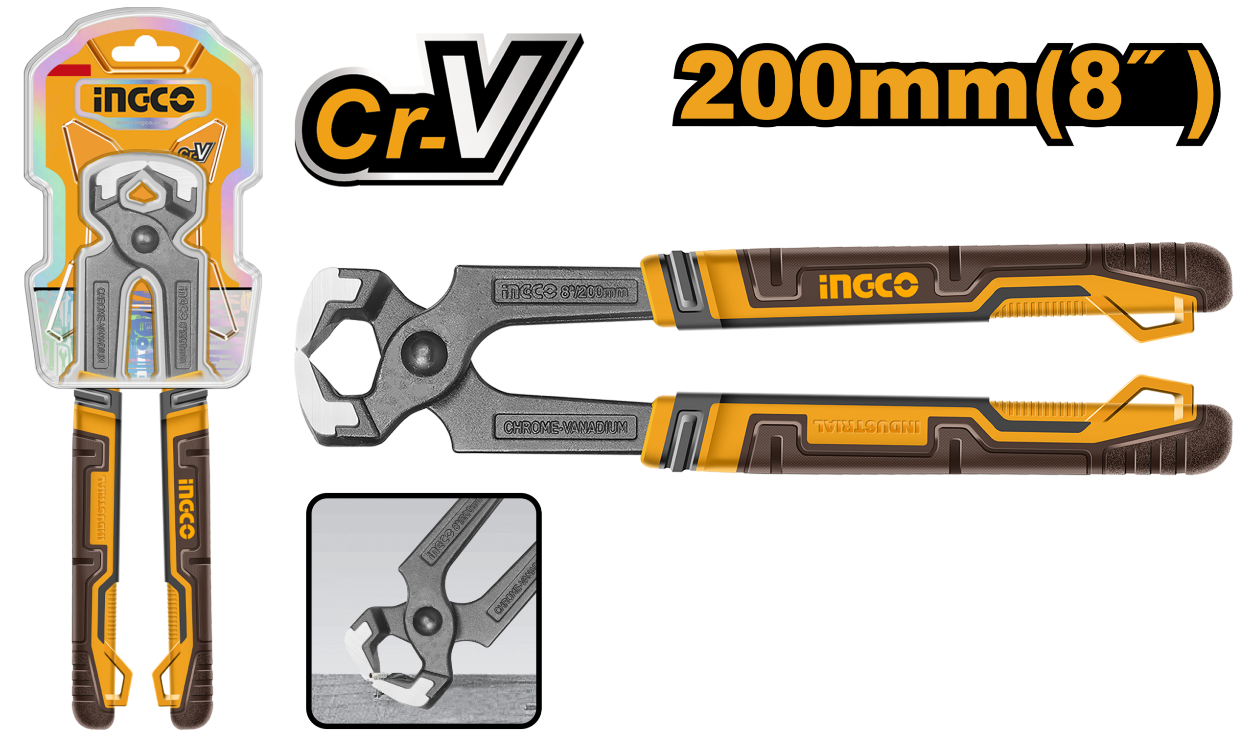 Carpenter plier 200mm - HCPP02200 - INGCO