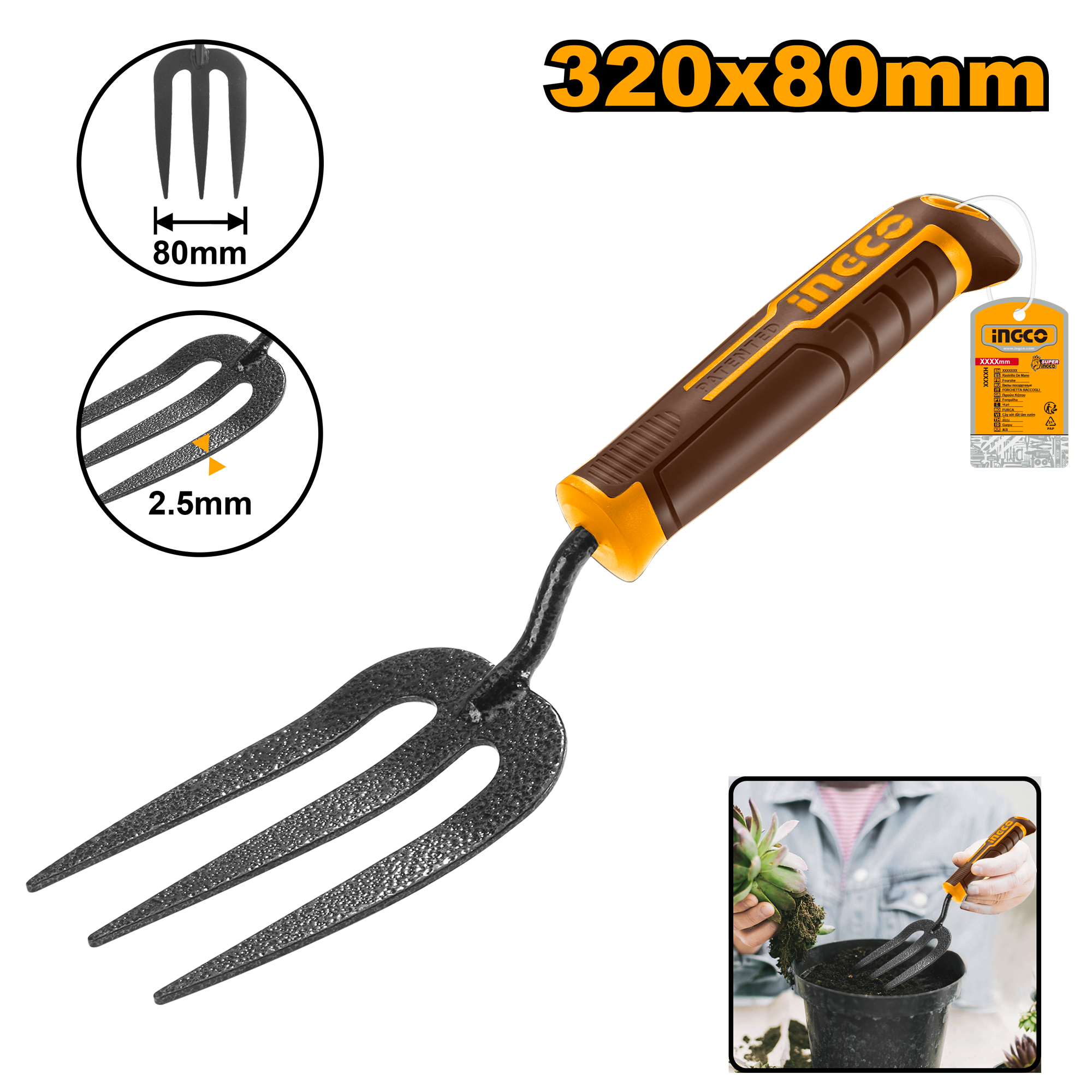 Fork - HFTF38 - INGCO