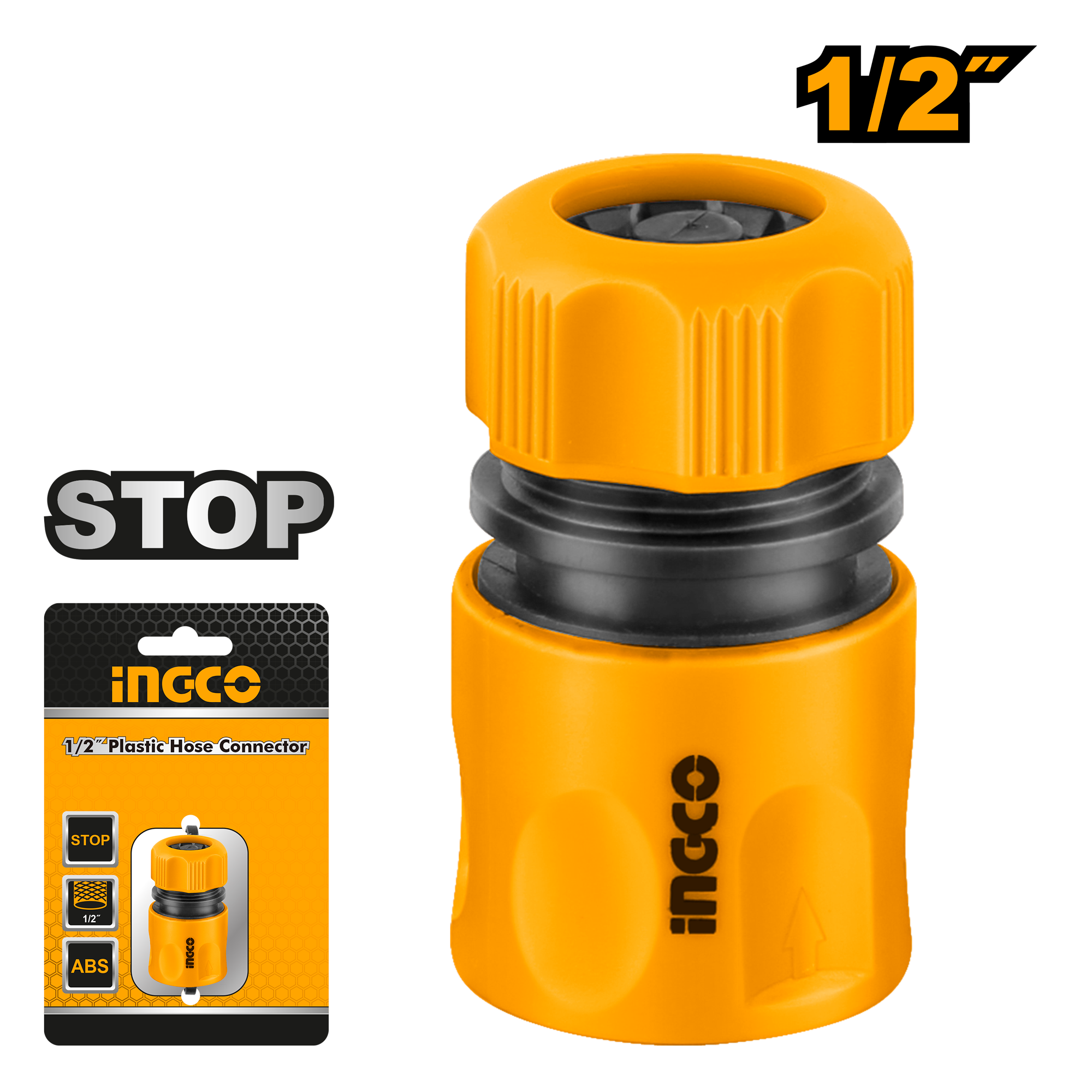 Plastic hose connector 1 2 26 - HHCS01121 - INGCO