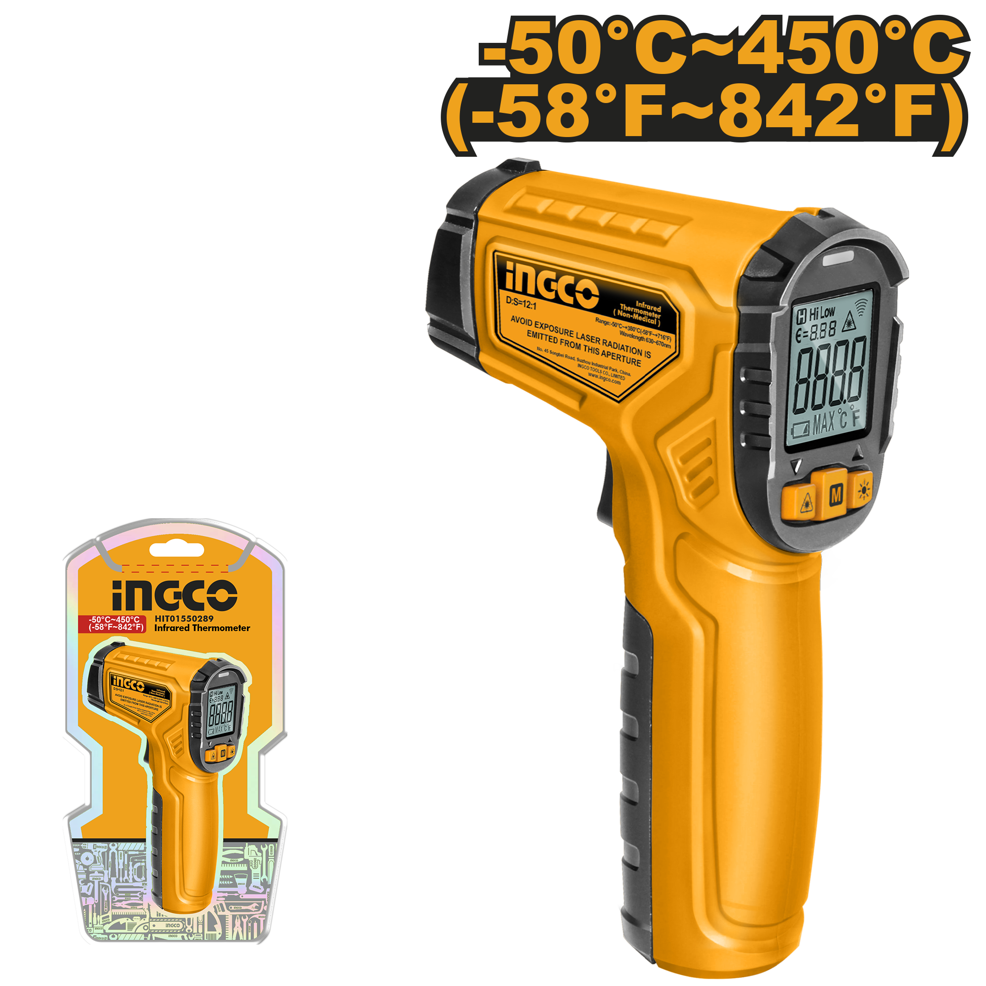 Infrared thermometer - HIT0155028 - INGCO