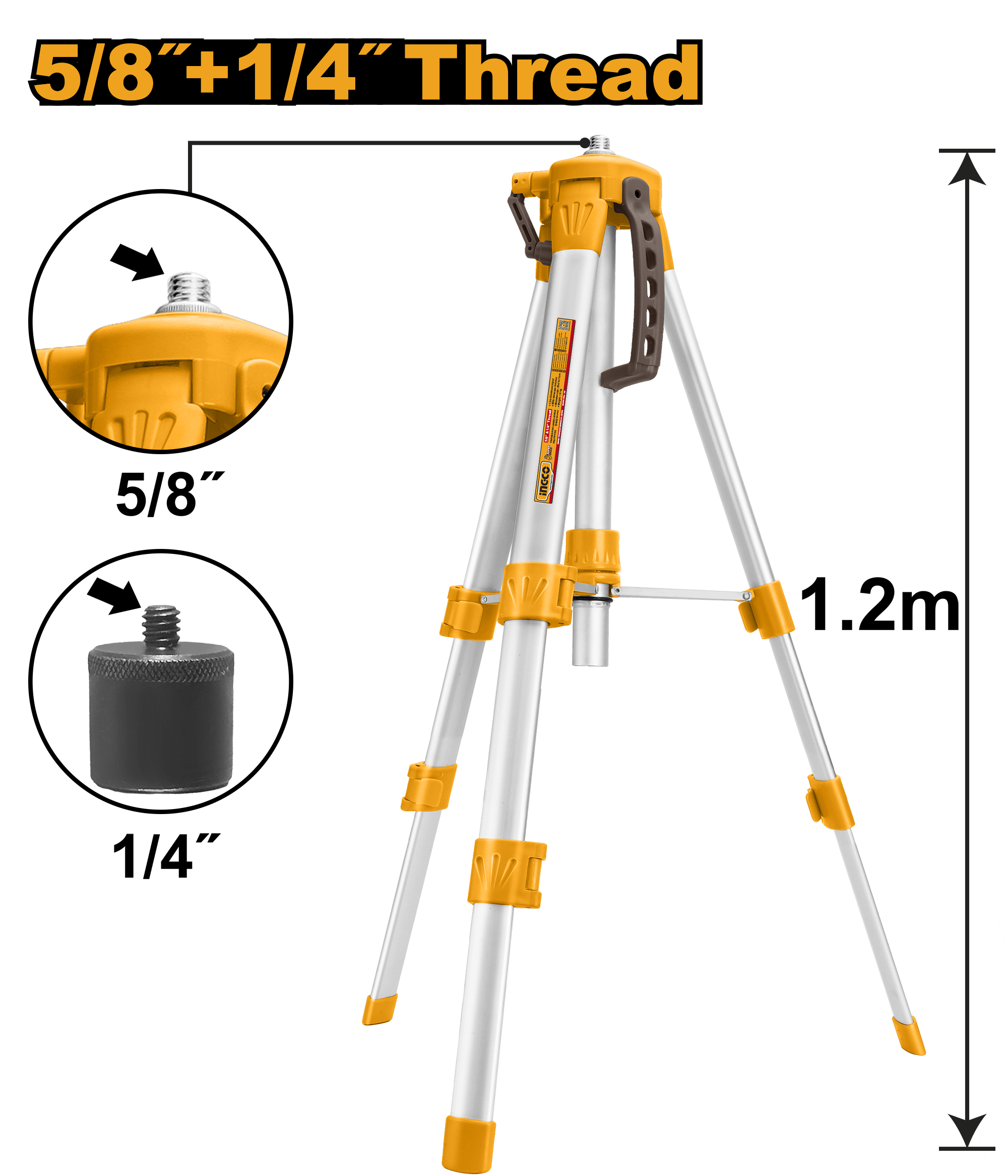 Tripods for laser levels - HLLT01152 - INGCO