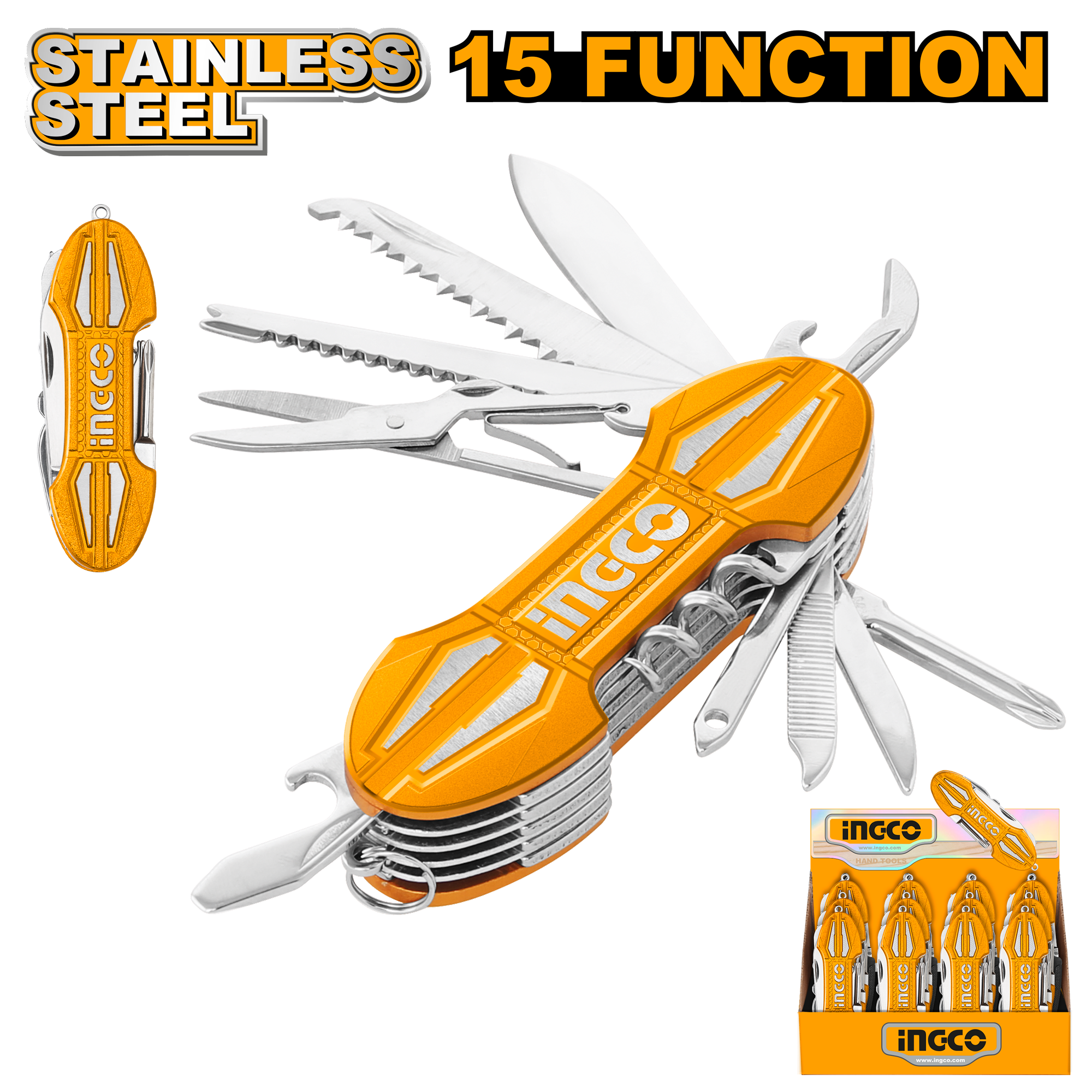 Multi function knife 15 function - HMFK8158 - INGCO