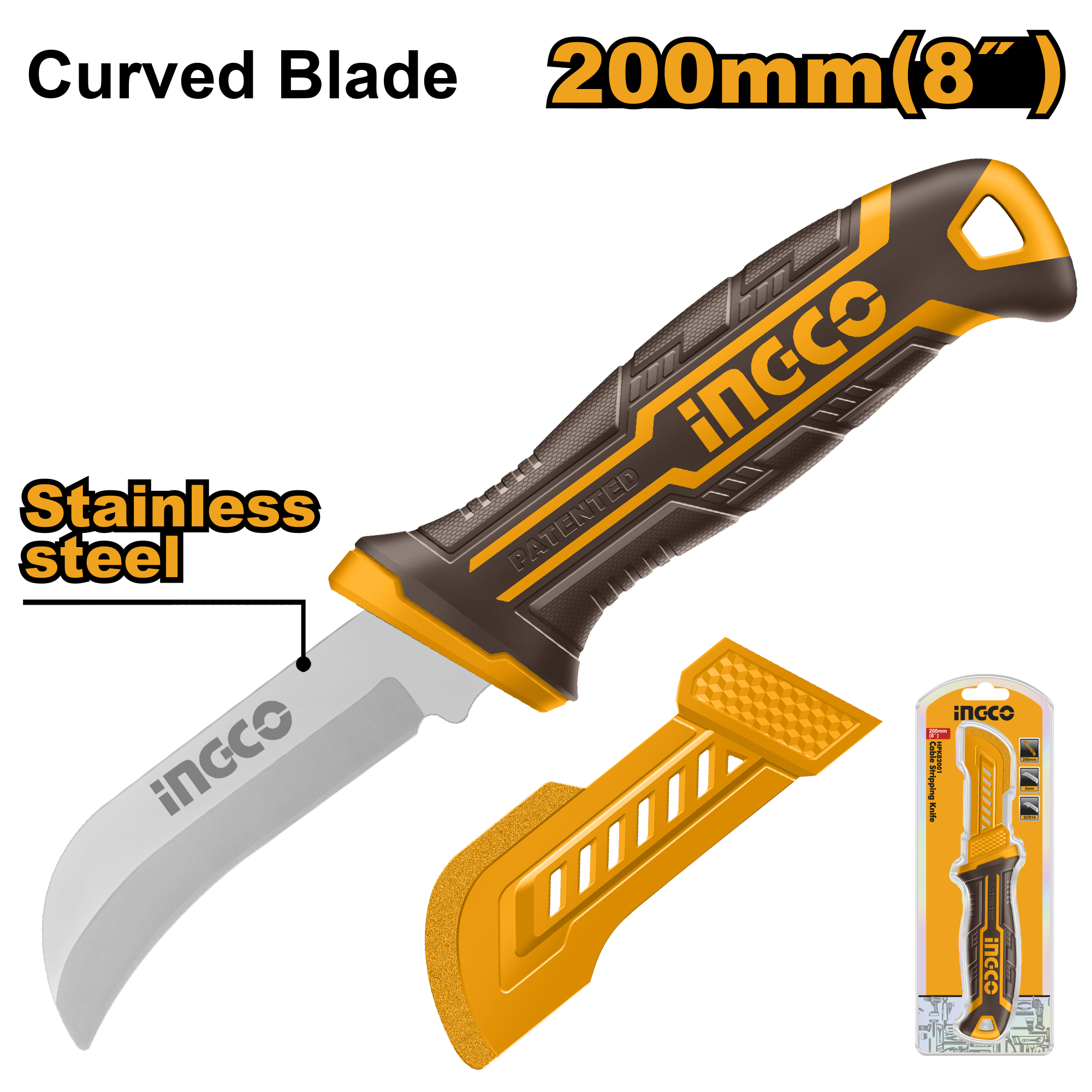 Cable stripping knife - HPK82001 - INGCO
