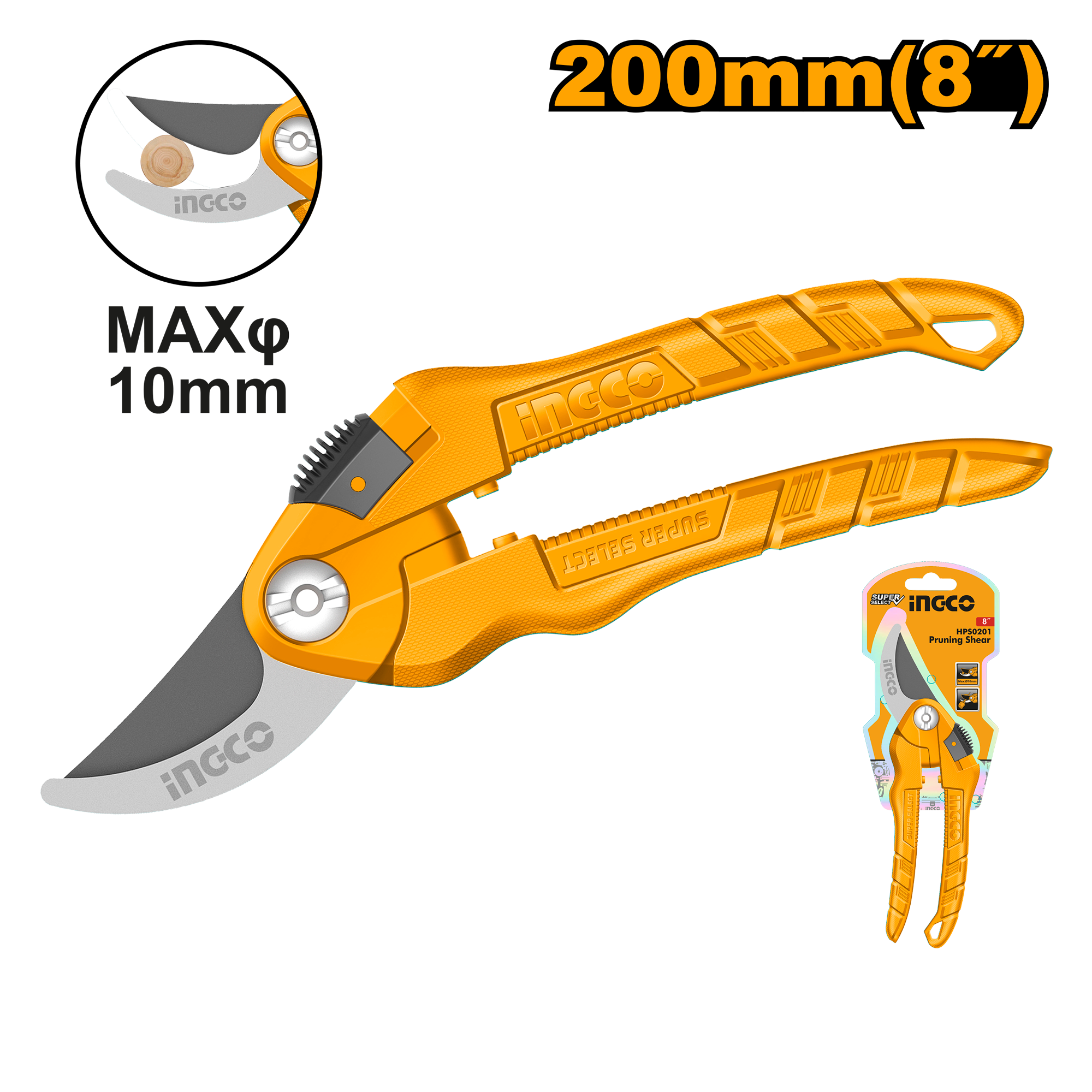 Pruning shear 205mm - HPS0201 - INGCO