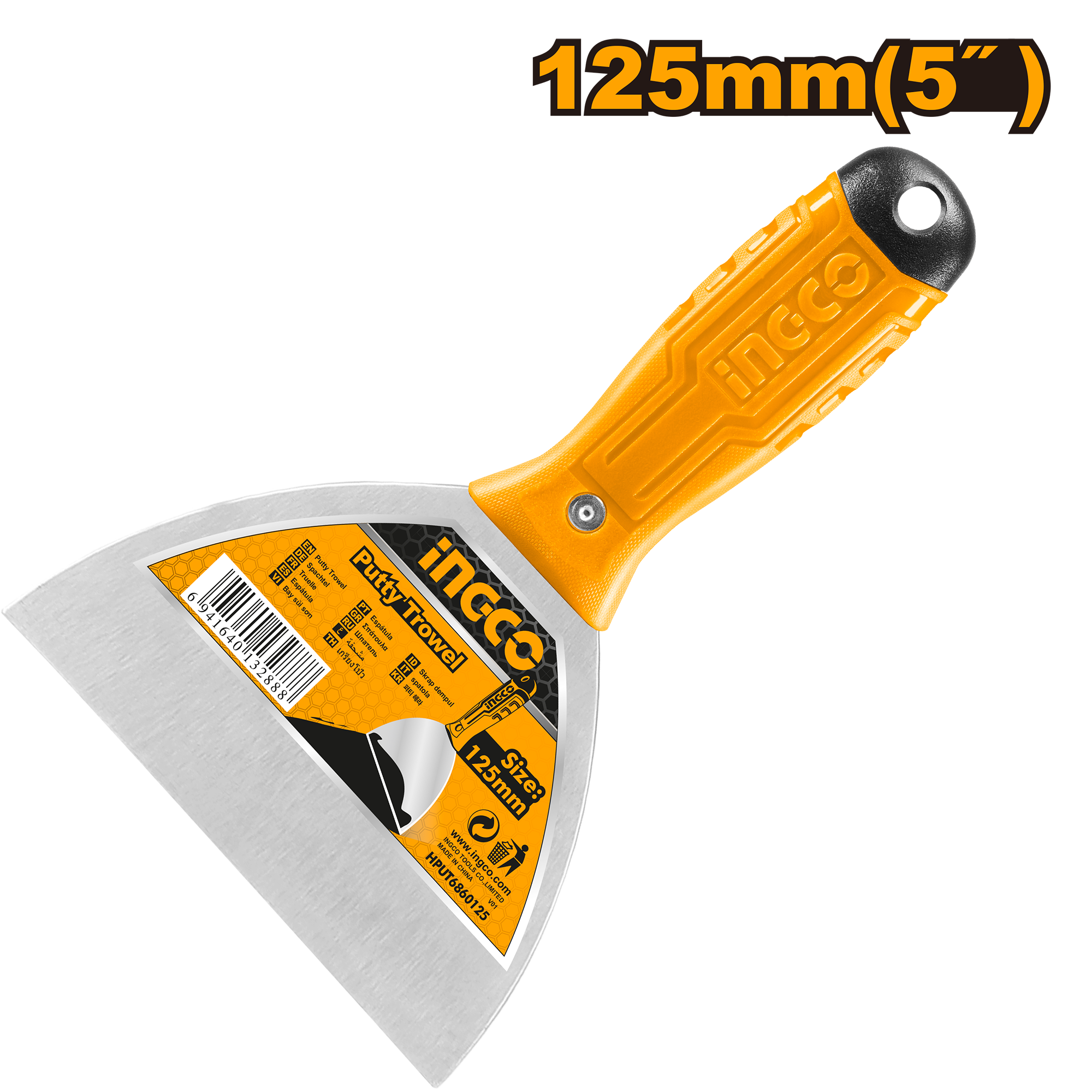 Putty trowel 125μμ 5 - HPUT6860125 - INGCO