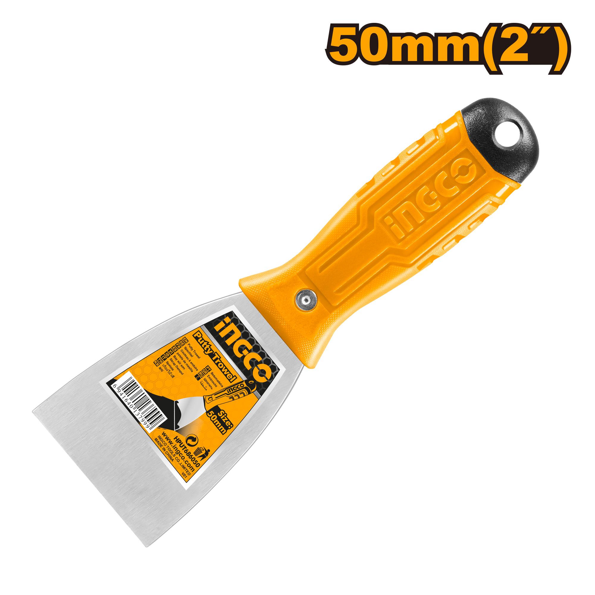 Putty trowel 50μμ 2 - HPUT686050 - INGCO