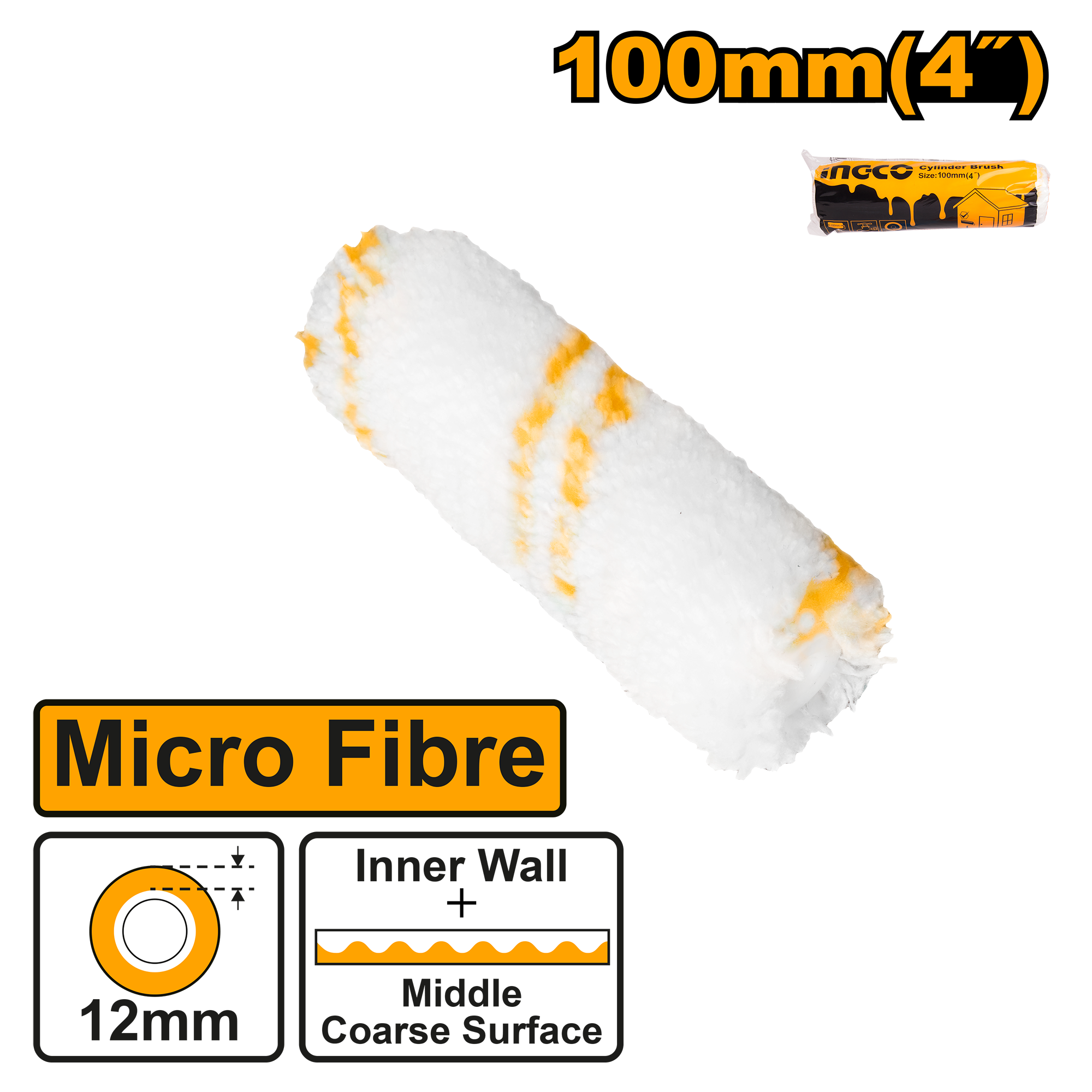 Roller cover 100mm - HRC3610012 - INGCO