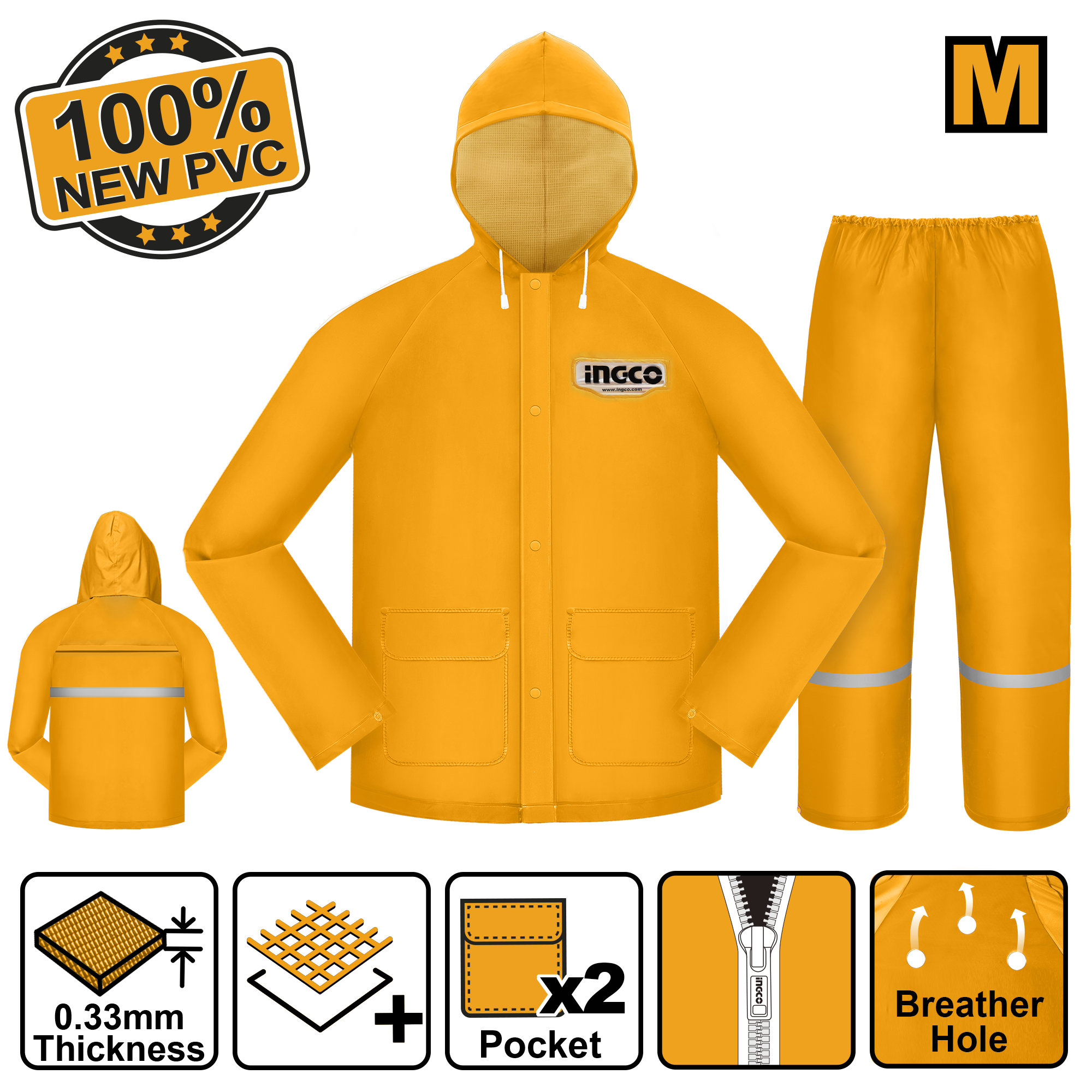 Rain suit m - HRCTSKT031.M - INGCO