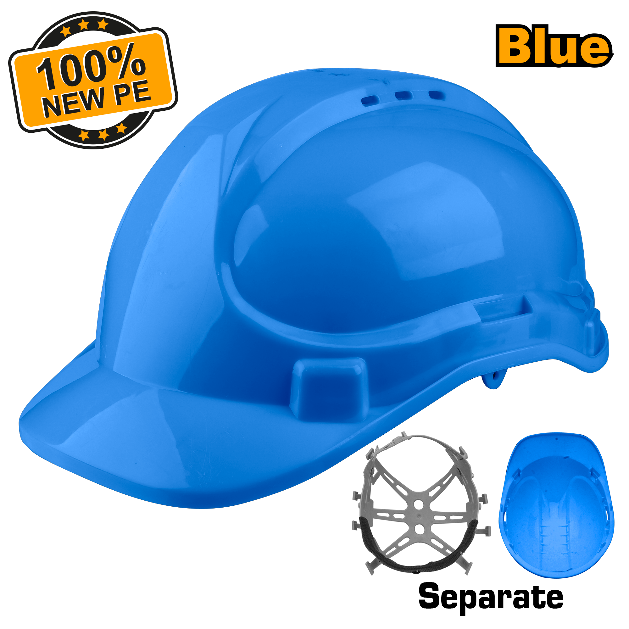 Safety helmet blue - HSH207 - INGCO