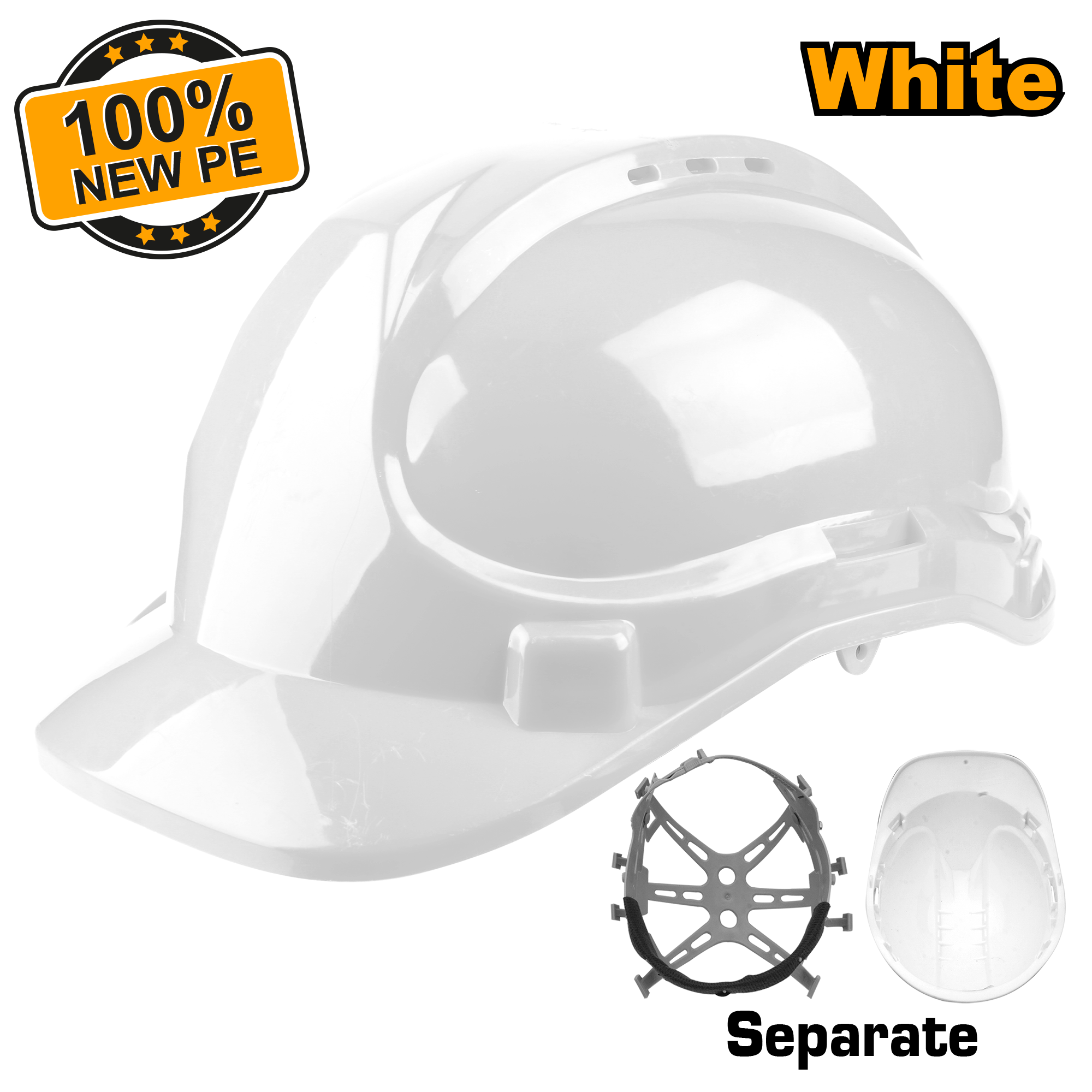 Safety helmet white - HSH209 - INGCO