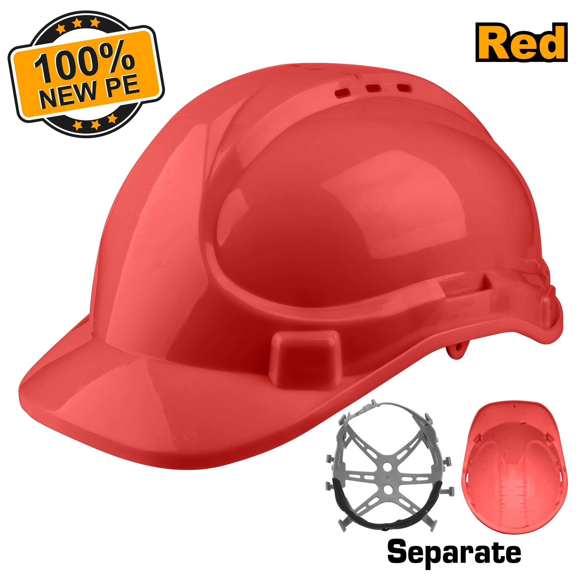 Safety helmet red - HSH210 - INGCO