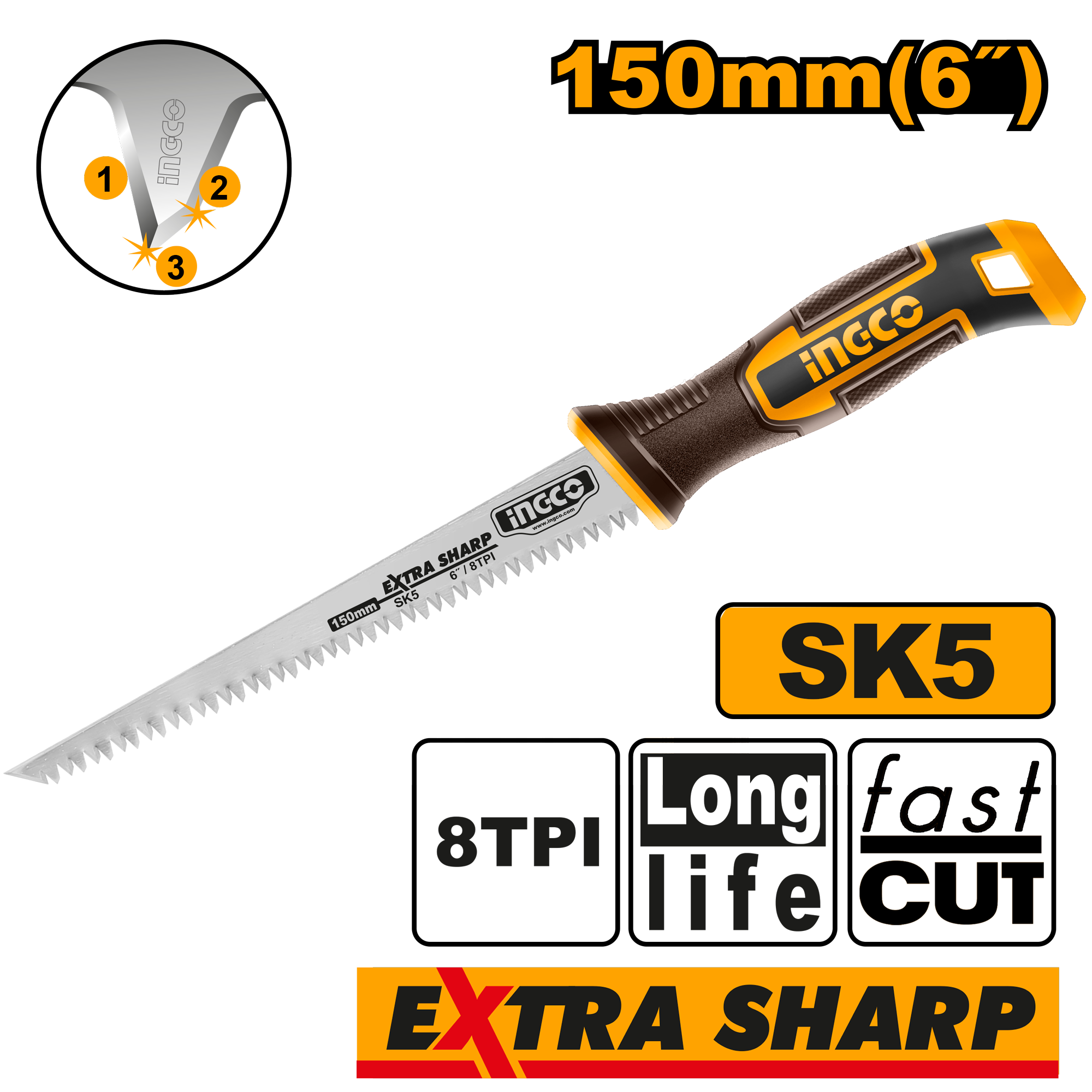 Wall board saw 150mm - HWBSW1506 - INGCO