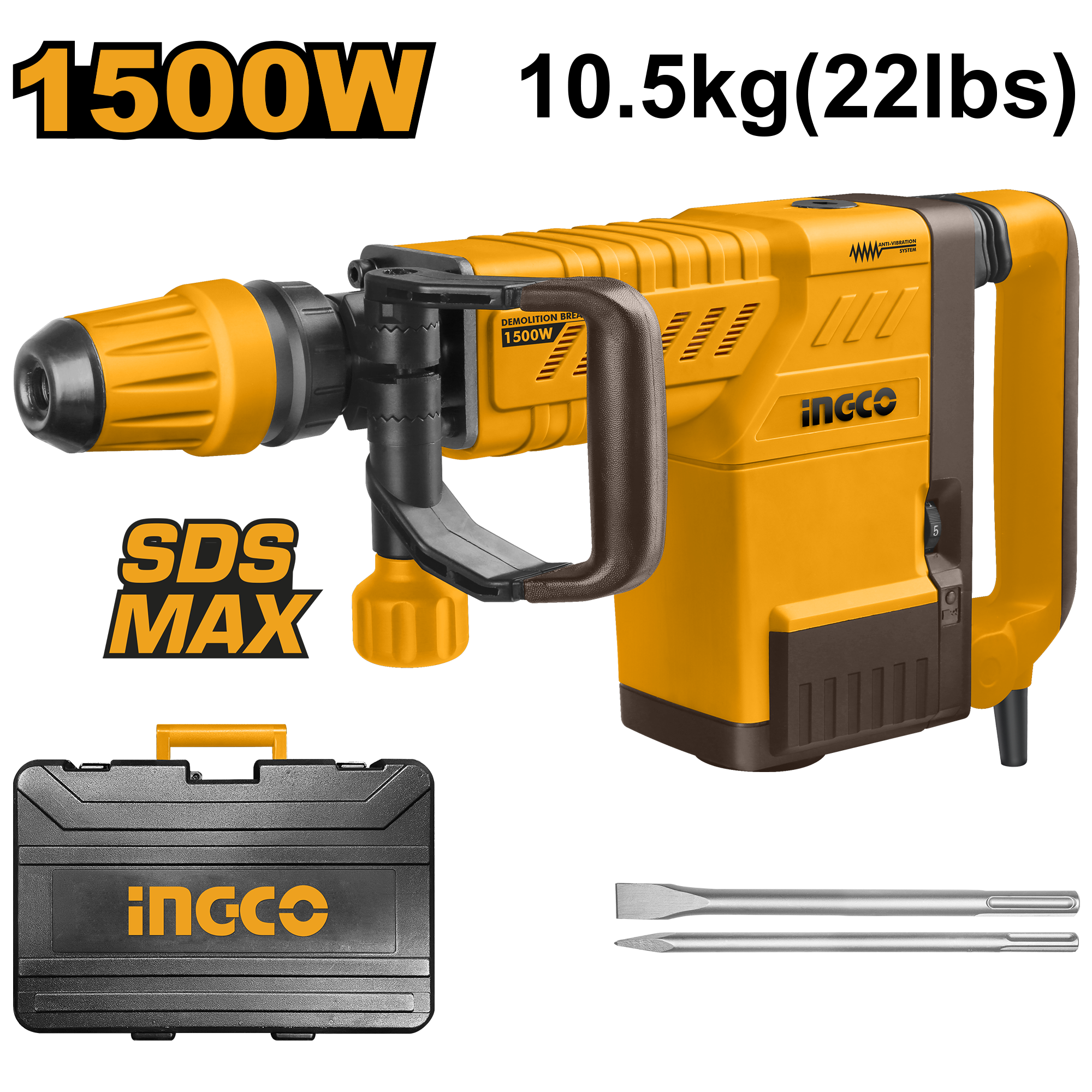 Demolition breaker 1500w - PDB15006 - INGCO