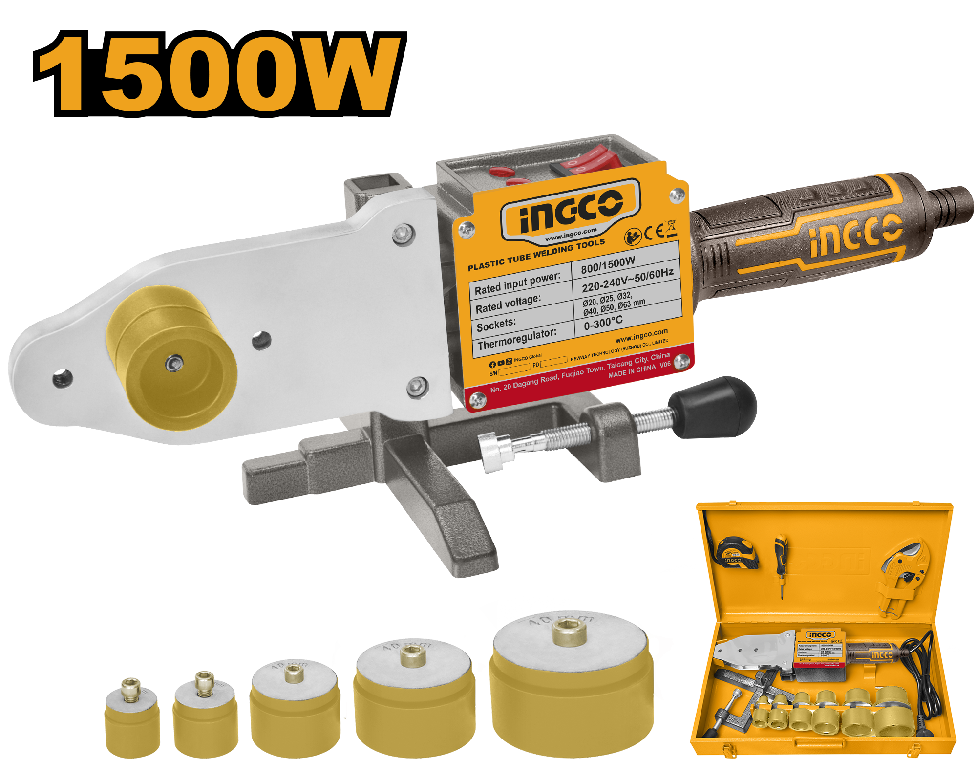 Plastic tube welding tools - PTWT215002 - INGCO