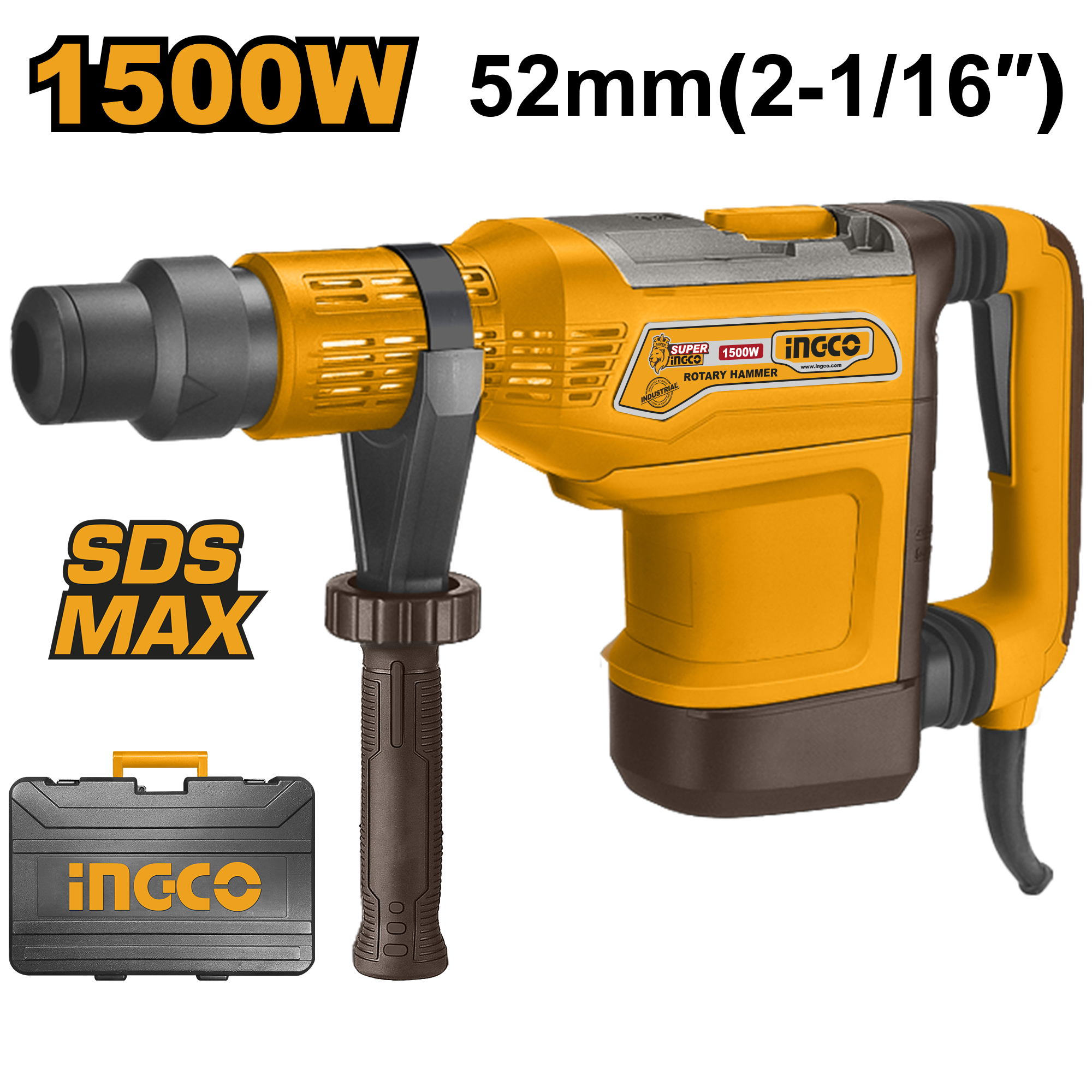 Rotary hammer sds max 1500w - RH1500528 - INGCO