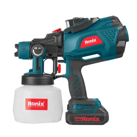 Cordless Spray Gun – Ασύρματο Πιστόλι Ψεκασμού Βαφής 20V - 8604 - Ronix