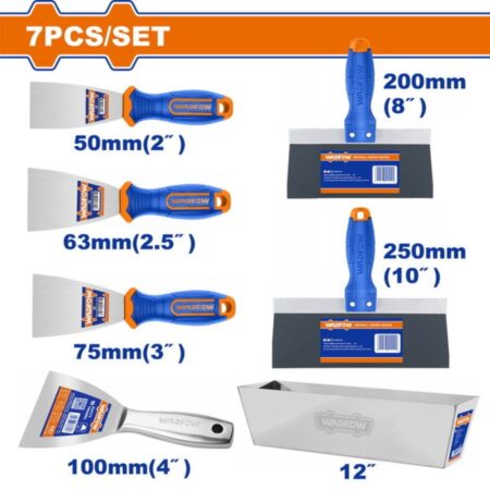 Σετ Σπάτουλες και Σπατουλαδόροι 7 τεμαχια - WPT8A07 - WADFOW