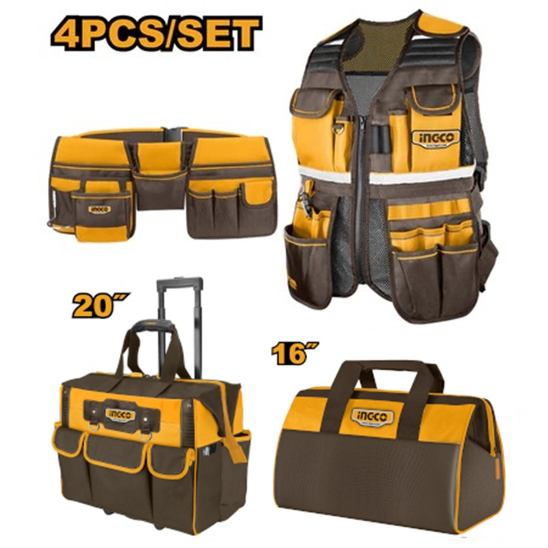 4pcs Tool Bag combo set - COS230910 - Ingco